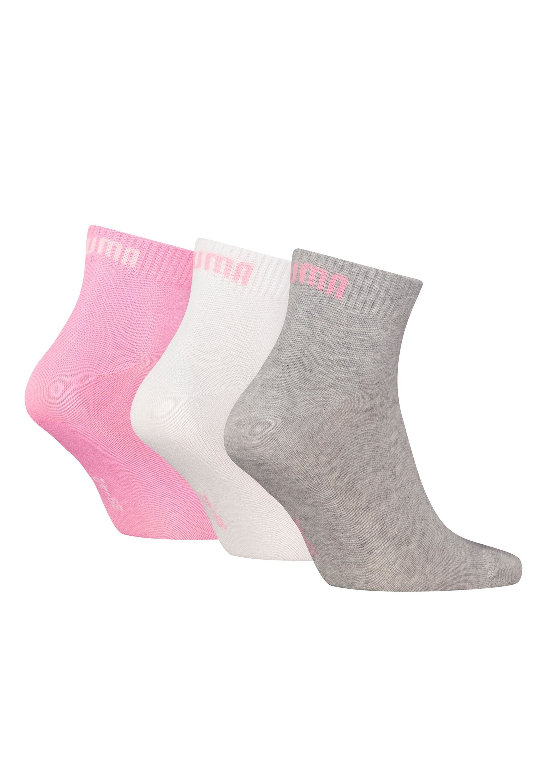 PUMA Kurzsocken »Socken Quarter Plain 3P 3er Pack«