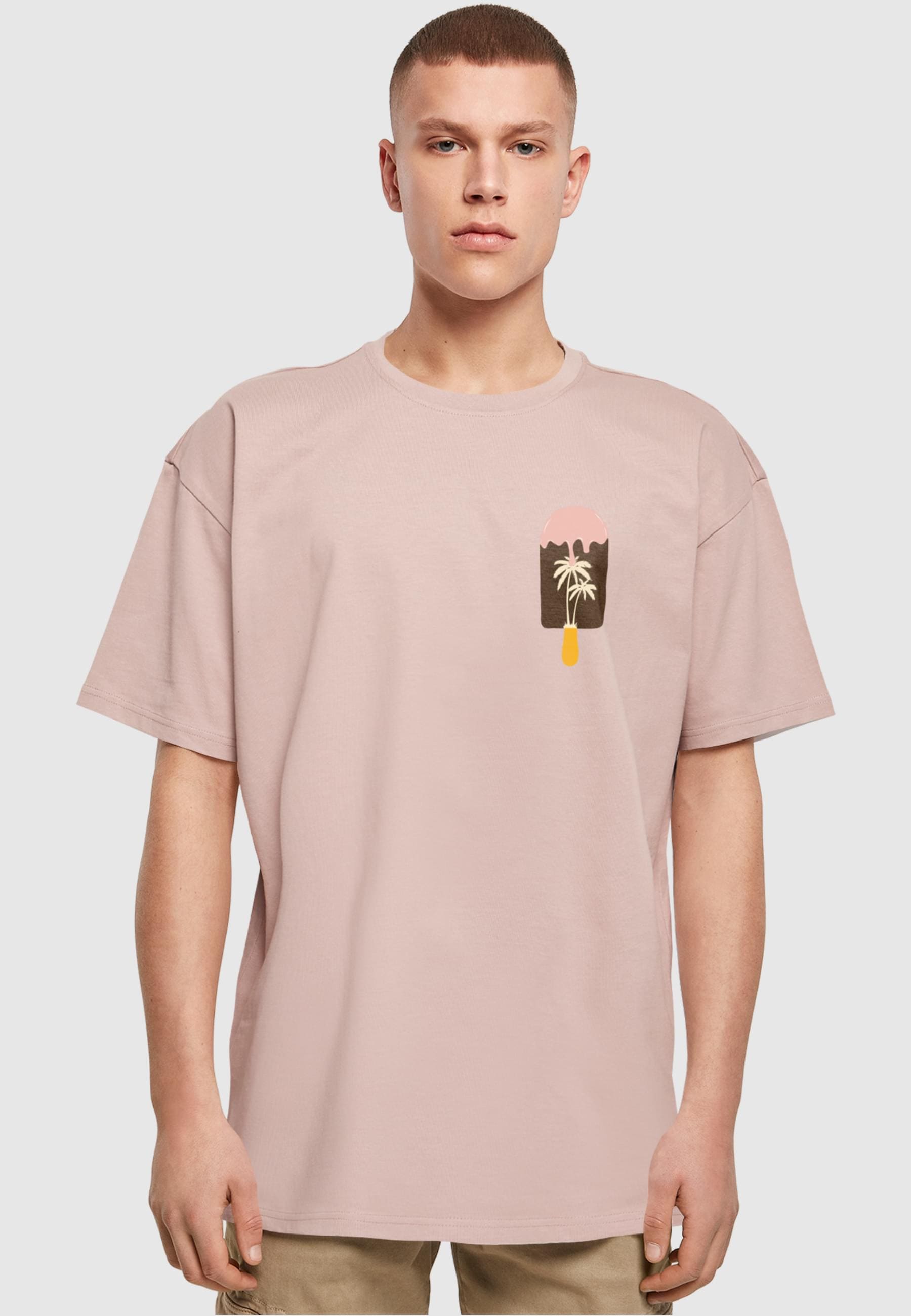 Merchcode T-Shirt »Merchcode Herren Summer - Icecream Heavy Oversize Tee«, (1 tlg.)