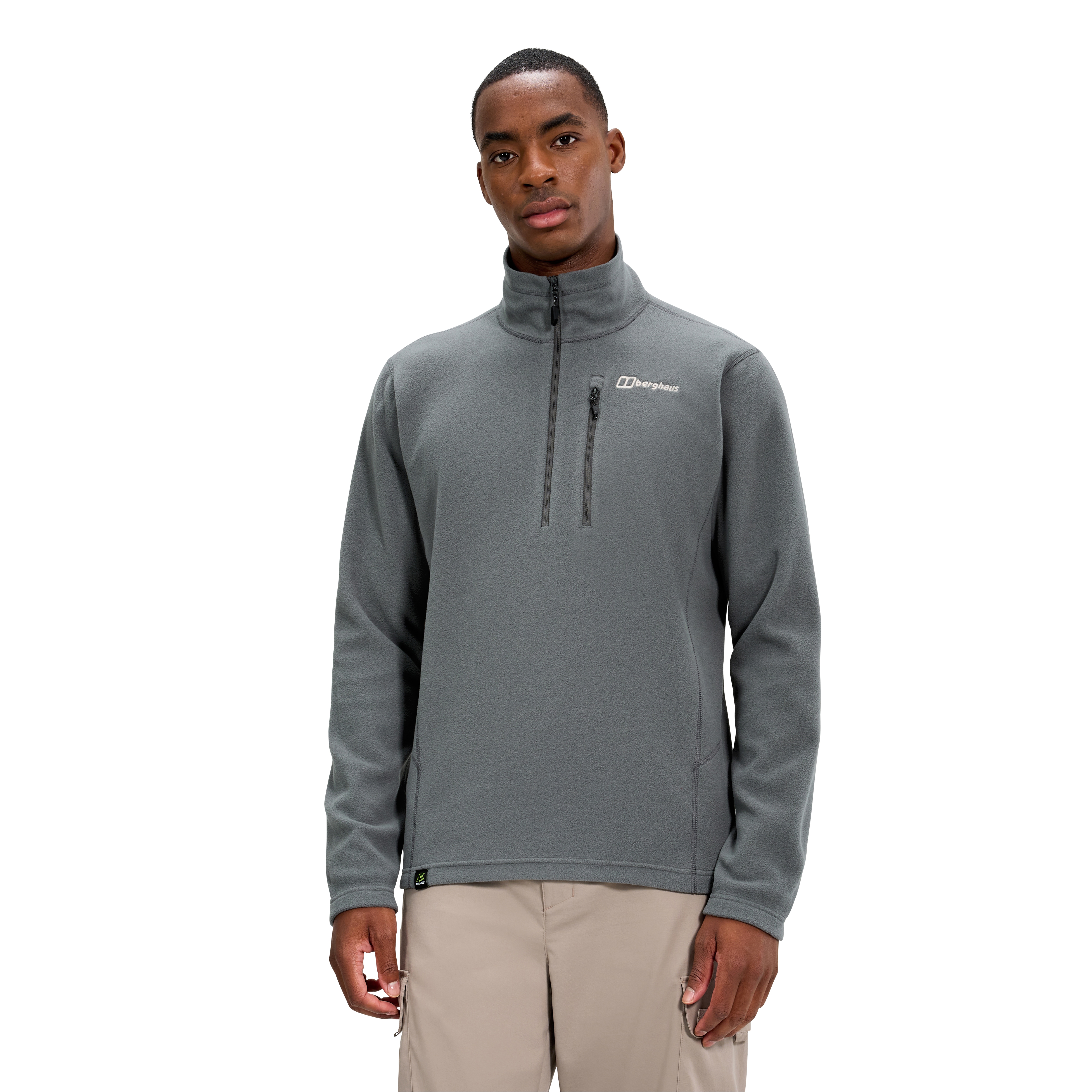 Berghaus Strickfleece-Pullover mit Half-Zip, aus Strickfleece, auch in großen Größen