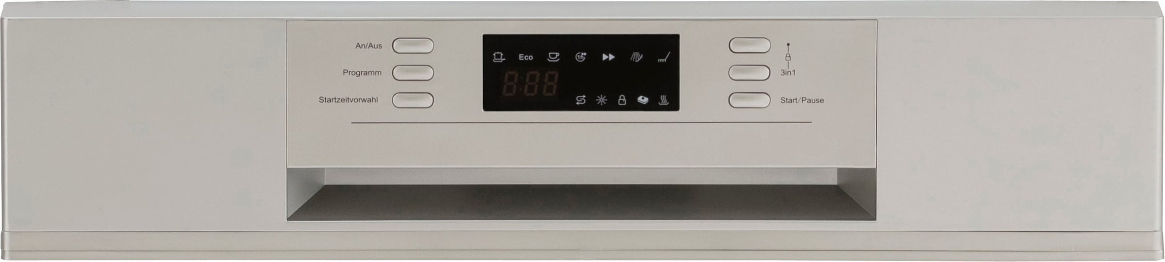 HELD MÖBEL Winkelküche »Stockholm«, Stellbreite 260/170 cm, mit E-Geräten, MDF Frontenl