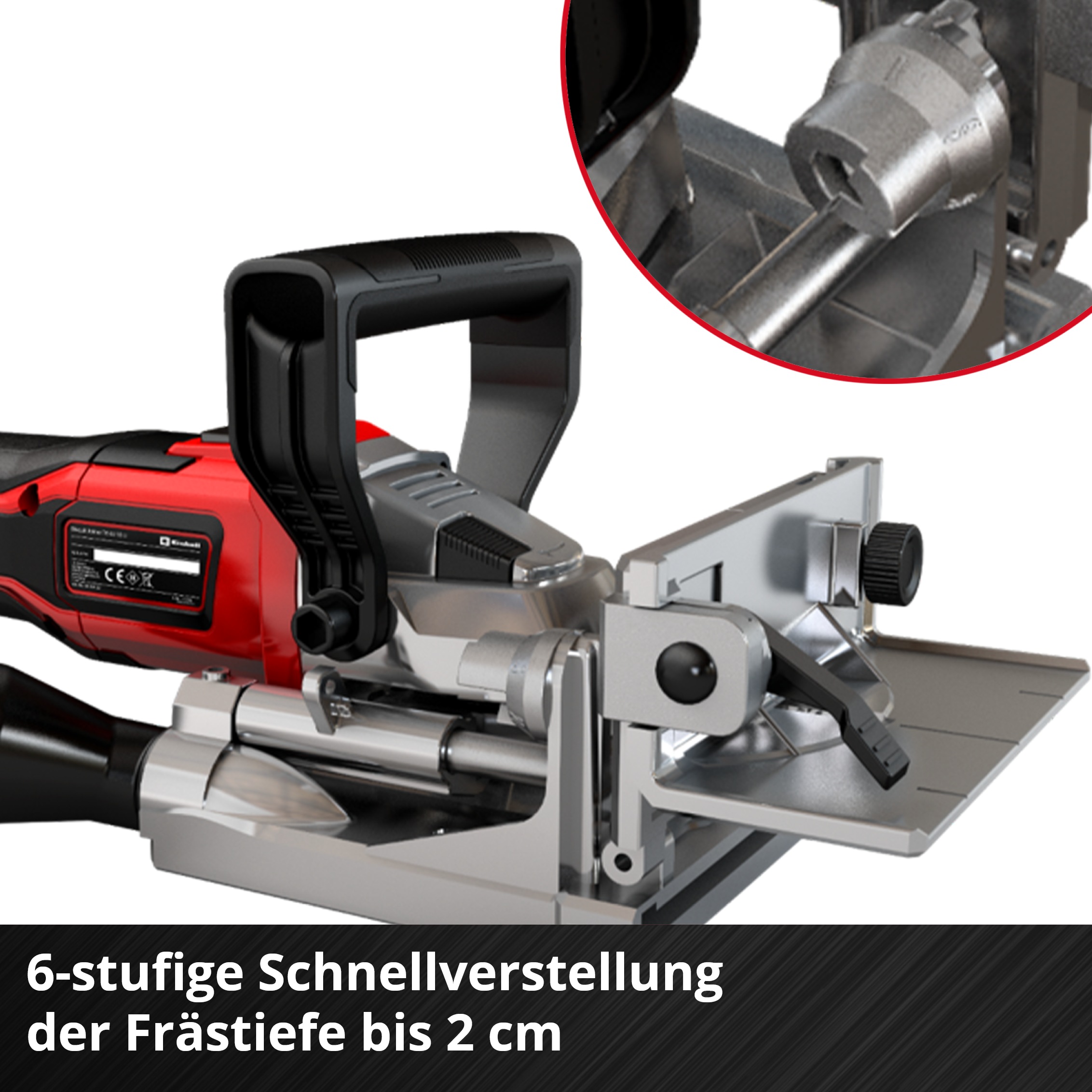Einhell Flachdübelfräse »TE-BJ 18 Li - Solo«, Power X-Change, ohne Akku und Ladegerät