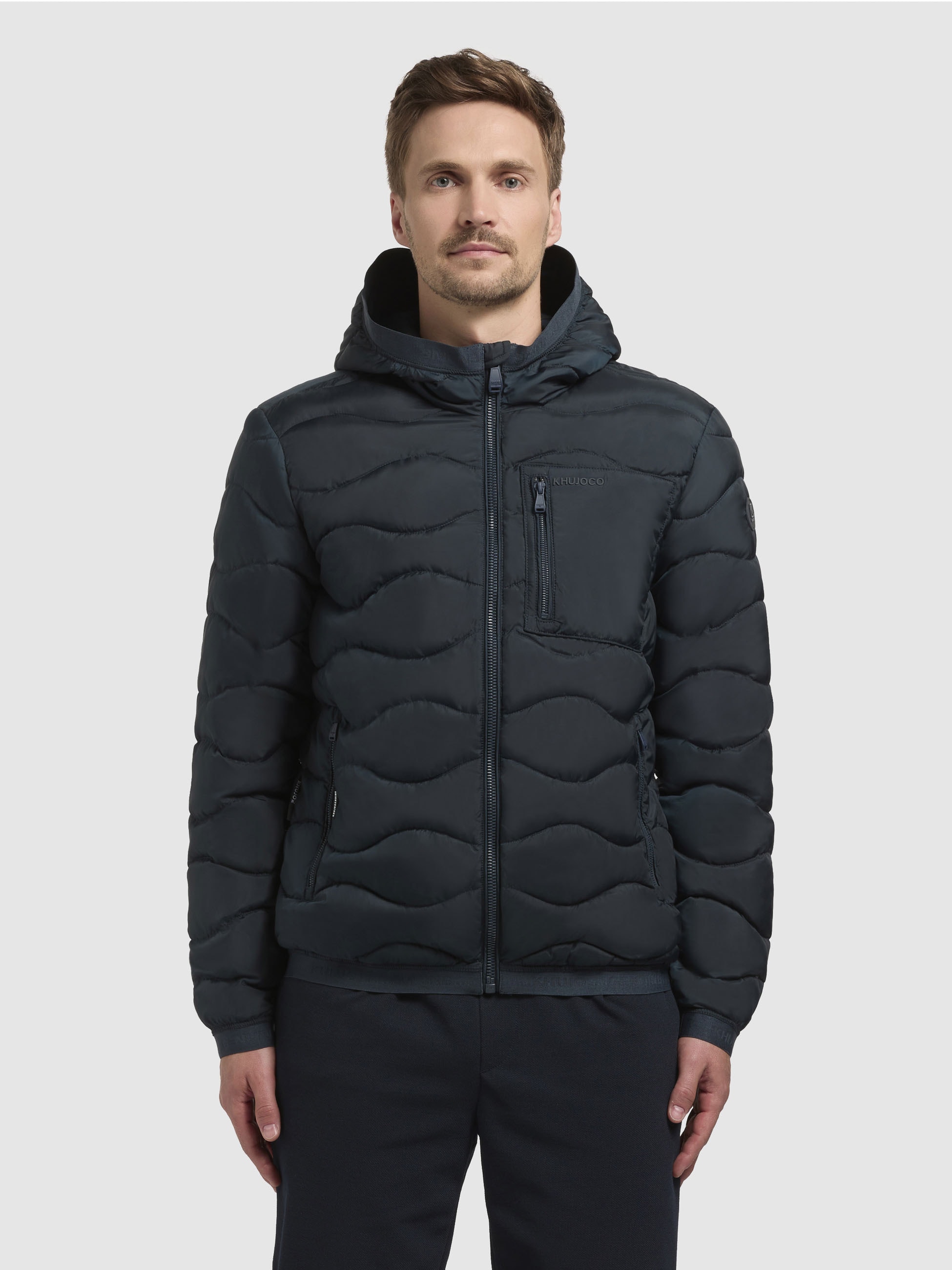 khujo Steppjacke »OMER«, mit Kapuze