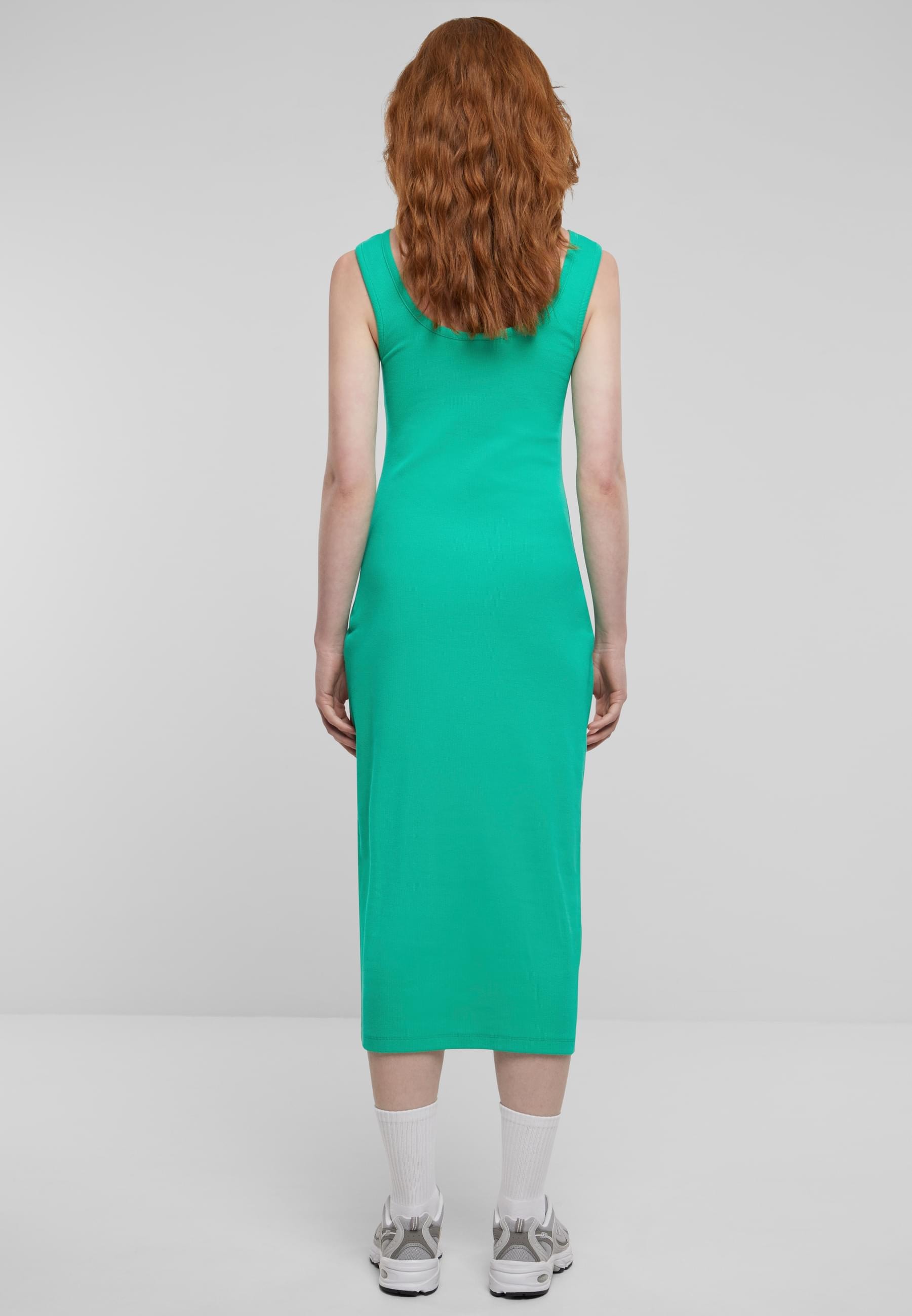 URBAN CLASSICS Shirtkleid »Urban Classics Damen Ladies Rib Top Dress«, (1 tlg.)