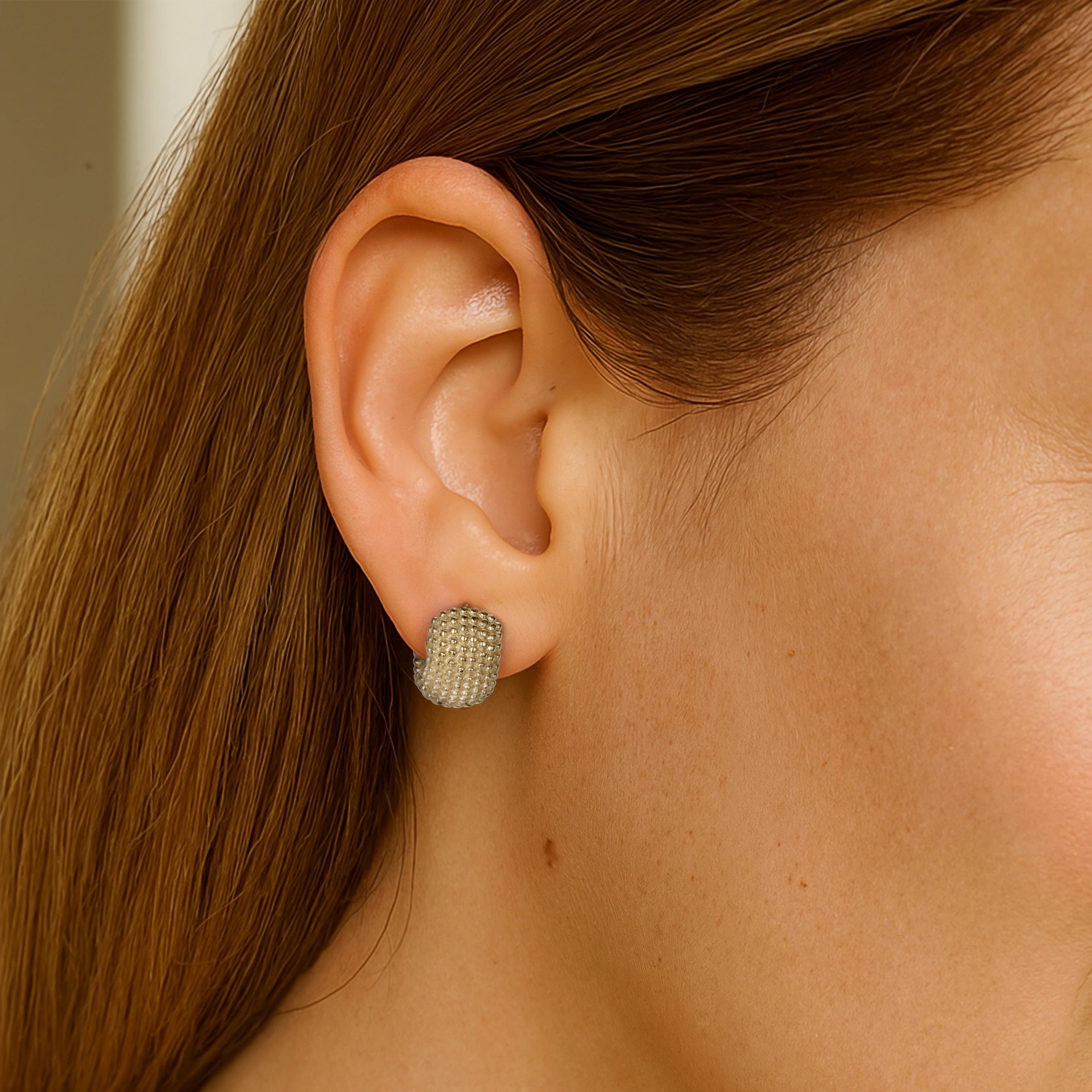 Firetti Paar Creolen »Schmuck Geschenk Edelstahl Ohrschmuck Ohrringe Kügelchen«