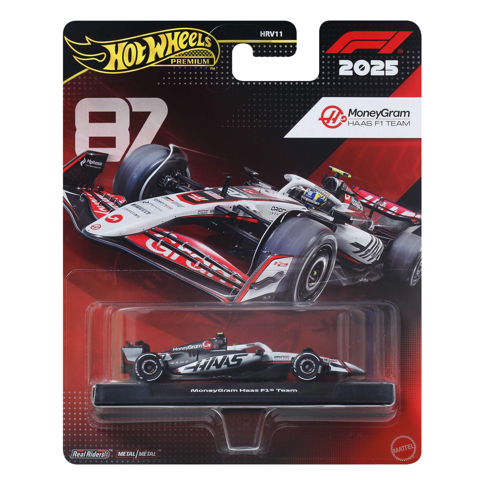 Hot Wheels Spielzeug-Rennwagen »Premium F1 - Team Haas Driver 2«