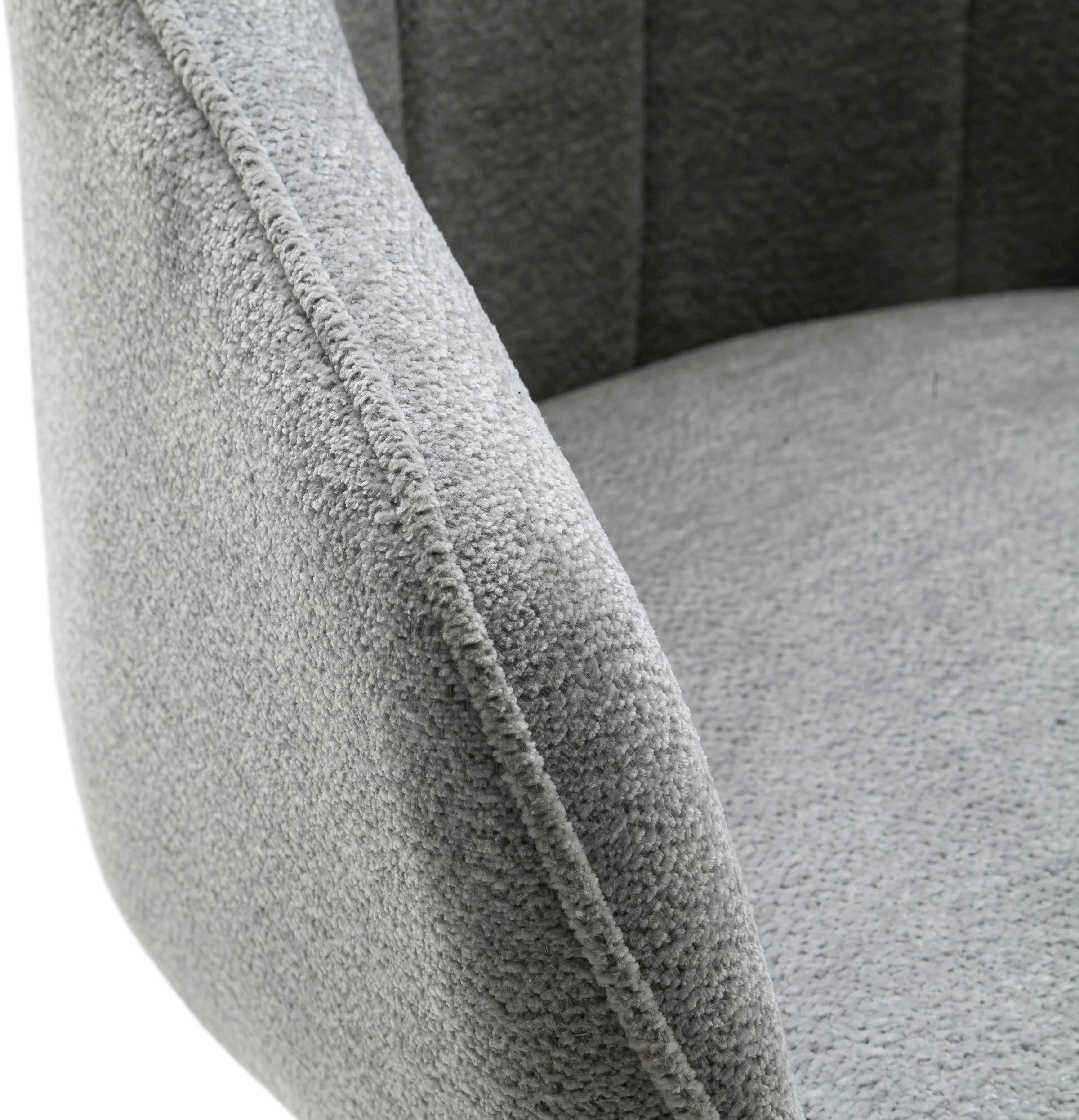 MCA furniture Esszimmerstuhl »KASAMA«, Strukturstoff, (2er-Set), 180° drehbar, Belastbarkeit120 kg, Sitzhöhe ca. 51 cm