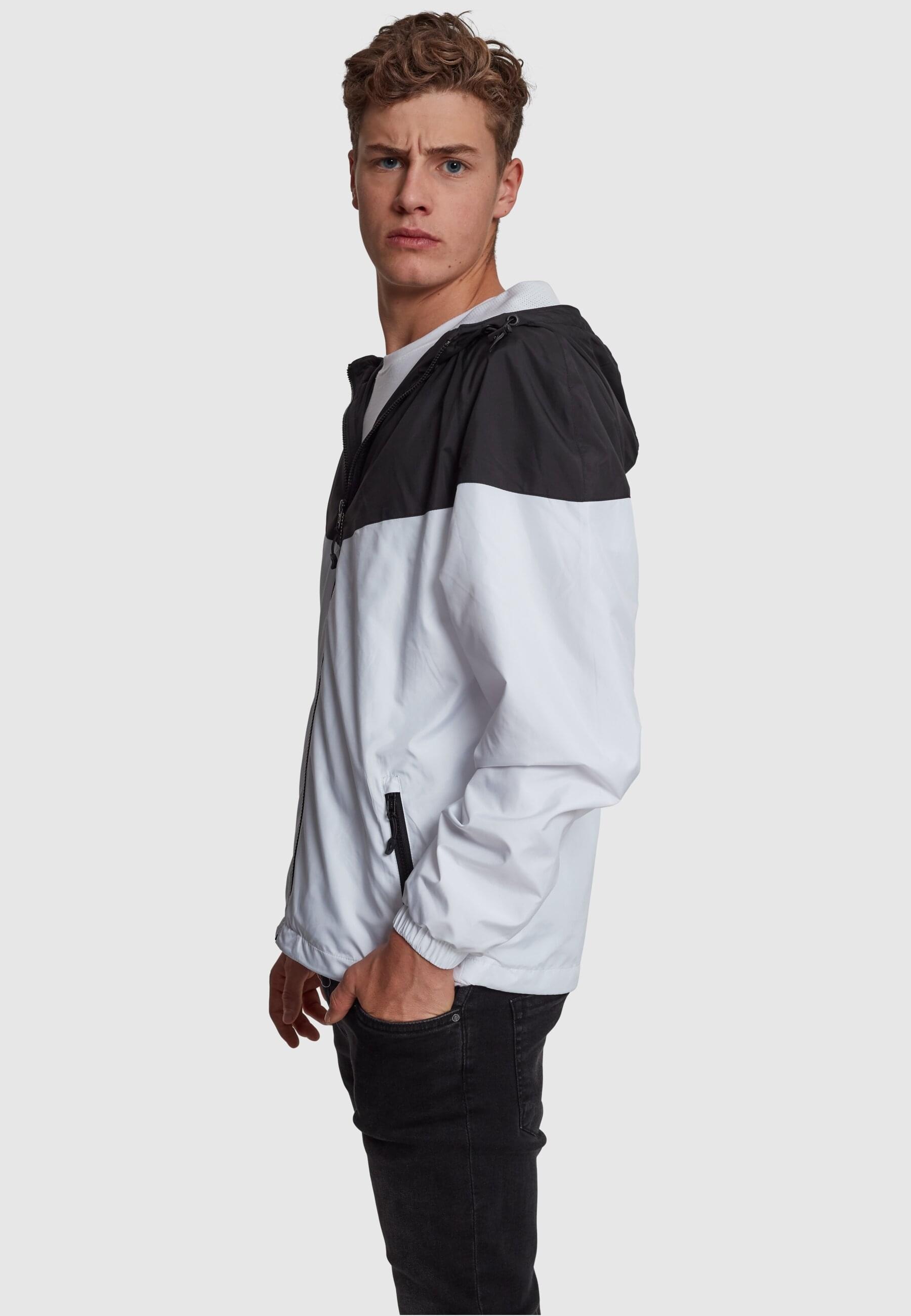 URBAN CLASSICS Allwetterjacke »Urban Classics Herren 2-Tone Tech Windrunner«, (1 St.), mit Kapuze