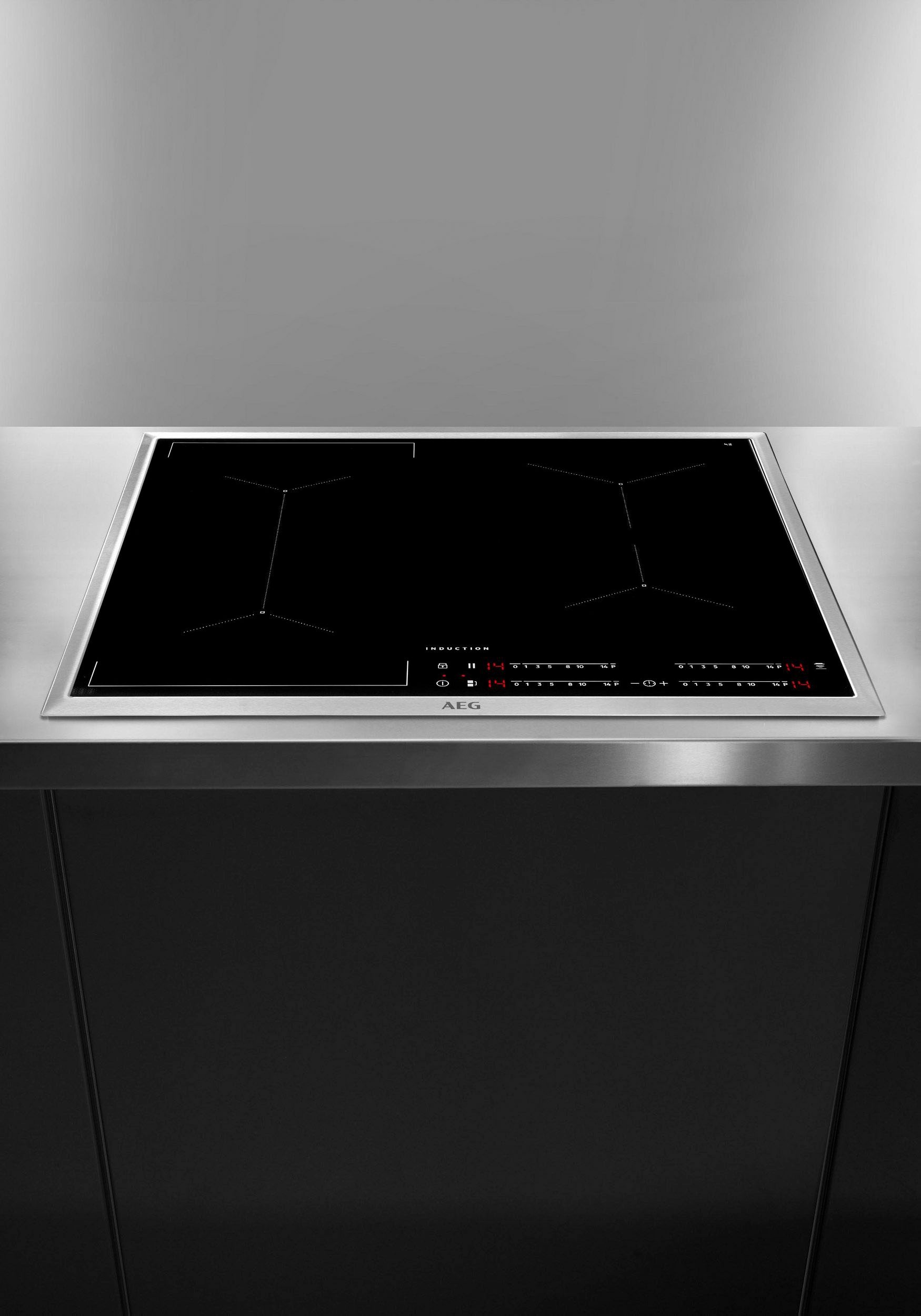 AEG Induktions-Kochfeld "IKE64441XB" mit Hob²Hood - Funktion günstig online kaufen