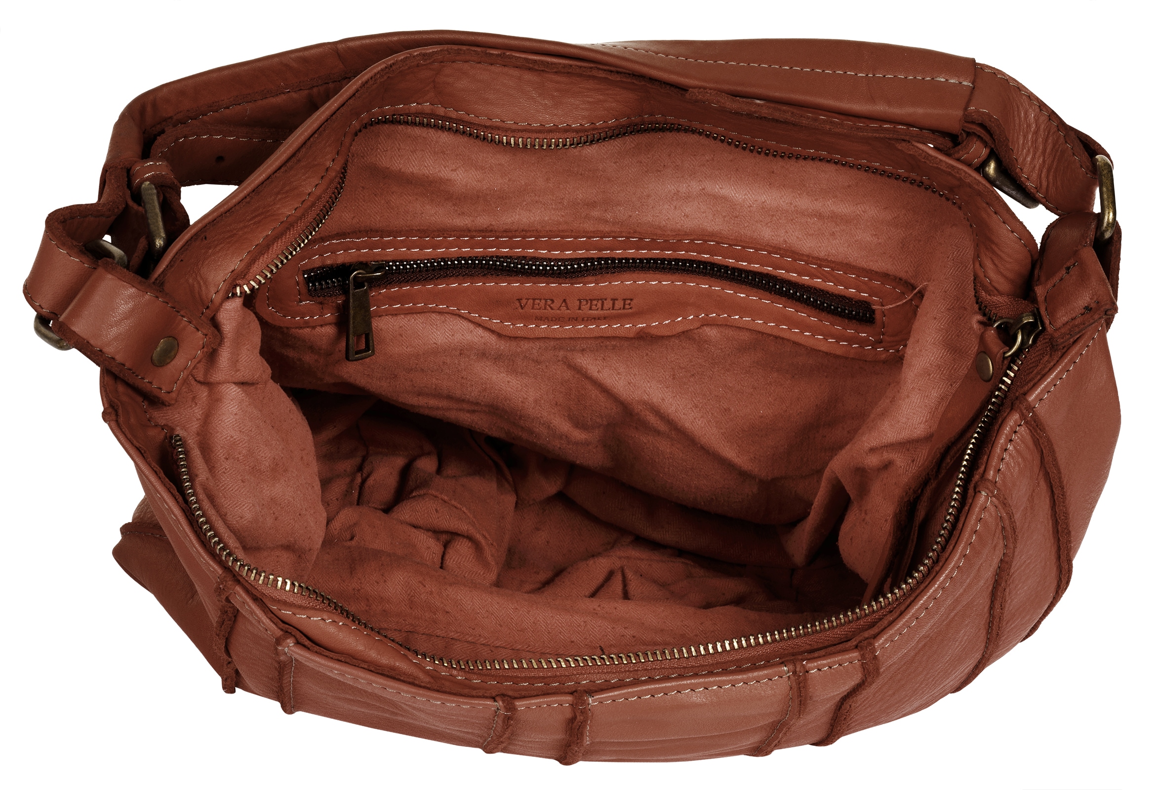 Samantha Look Shopper, echt Leder, Made in Italy