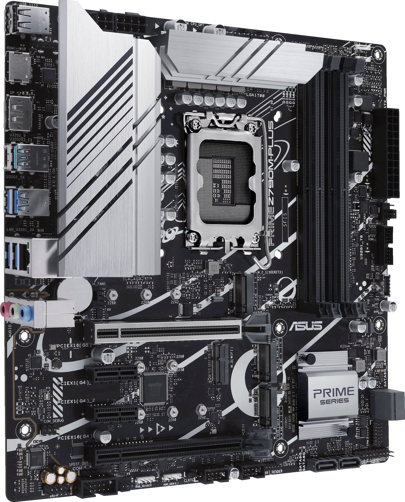 Asus Mainboard »PRIME Z790M-PLUS«, Micro ATX, HDMI, DisplayPort, DDR-5