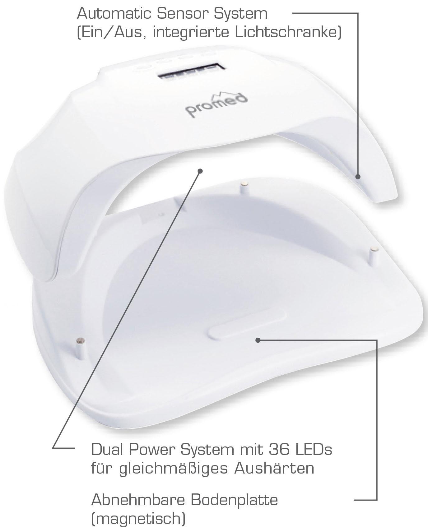 promed Lichthärtungsgerät | von BAUR zum Acryl Gel und »UVL-54, »All-In««, kaufen UV+LED Härten