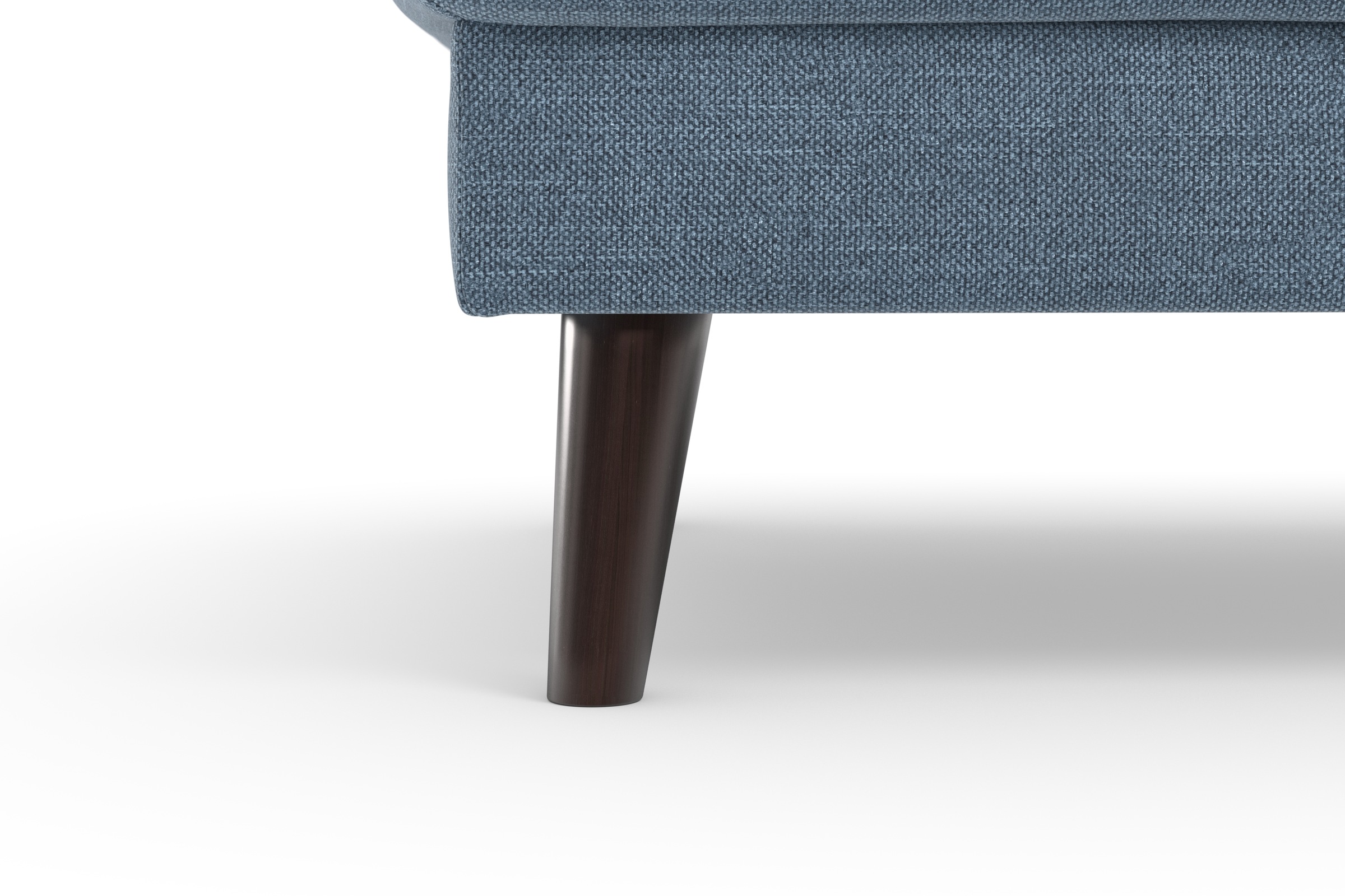 TRENDMANUFAKTUR Polsterhocker »Lumber Jack«, (1 St.), in moderner Optik, mit extra hohen Füßen
