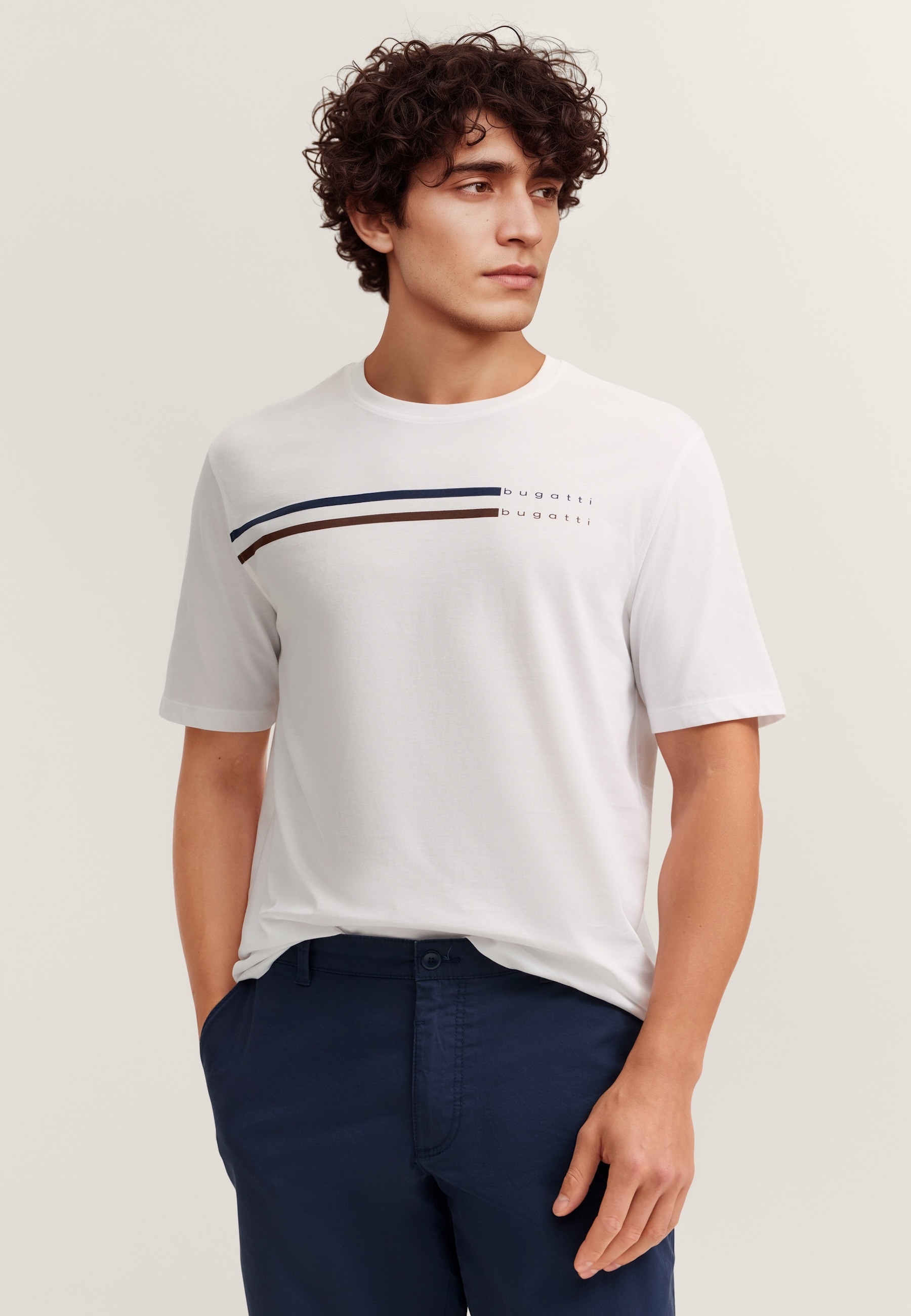 bugatti Modern Fit mit Print