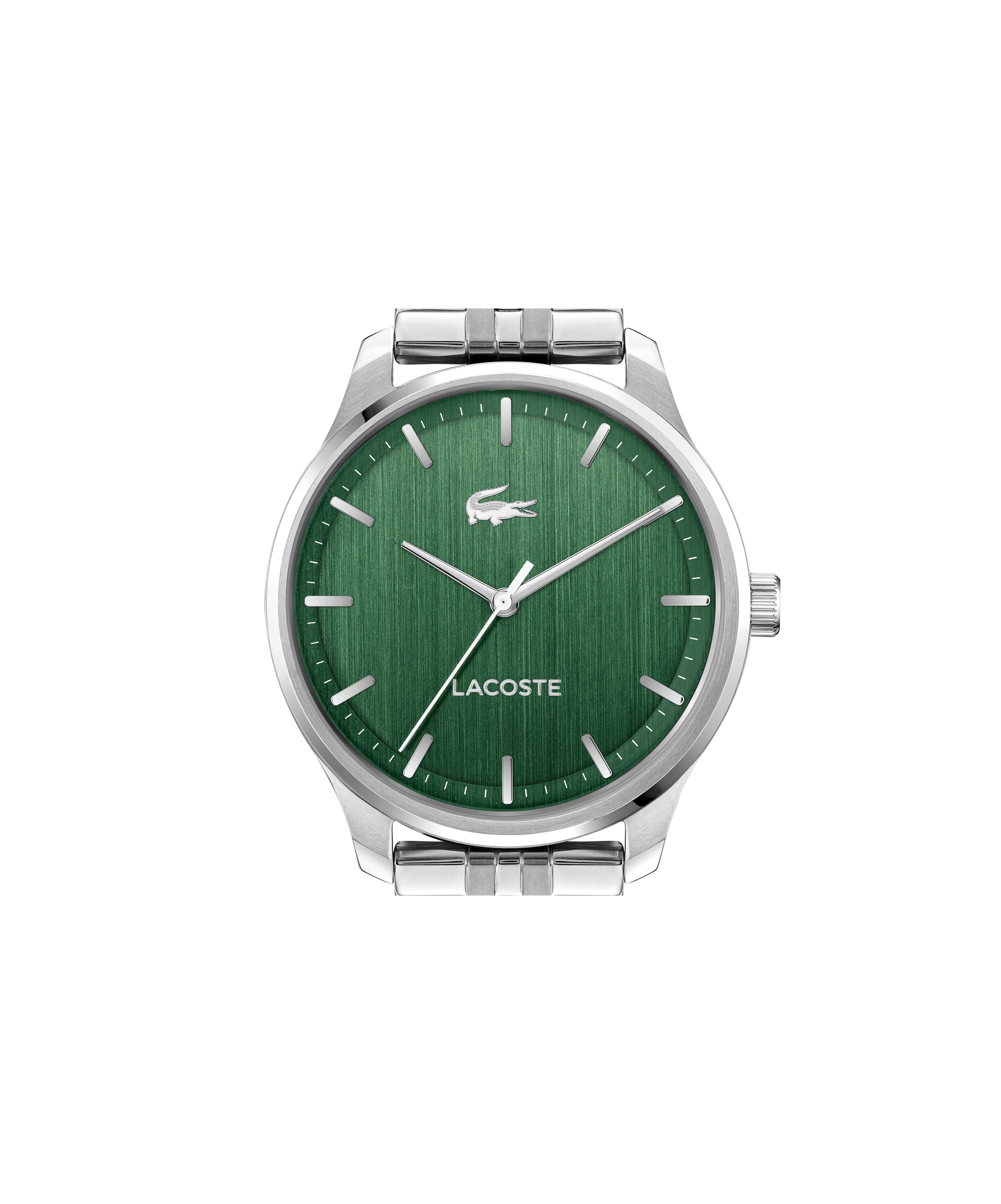 Lacoste Quarzuhr »Lisbon« Armbanduhr, Herrenuhr, Edelstahlarmband, analog
