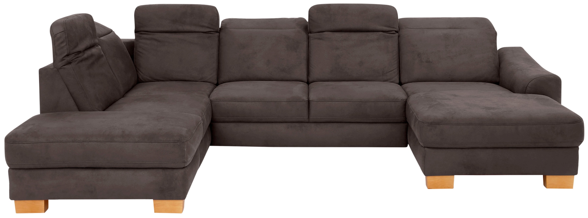 Home affaire Wohnlandschaft "Dundee U-Form" wahlweise mit Kopfteilverstellu günstig online kaufen