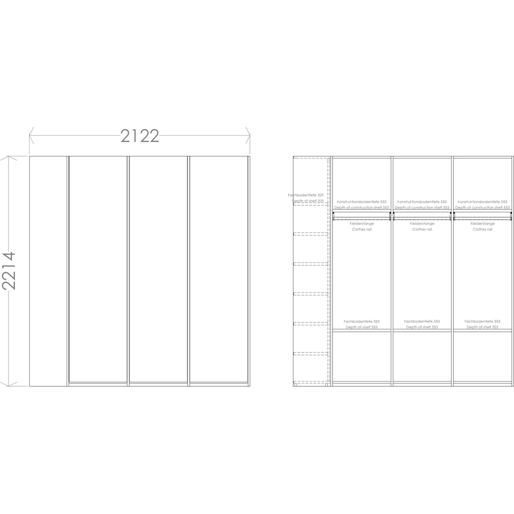 Müller SMALL LIVING Kleiderschrank »Modular Plus Variante 3«