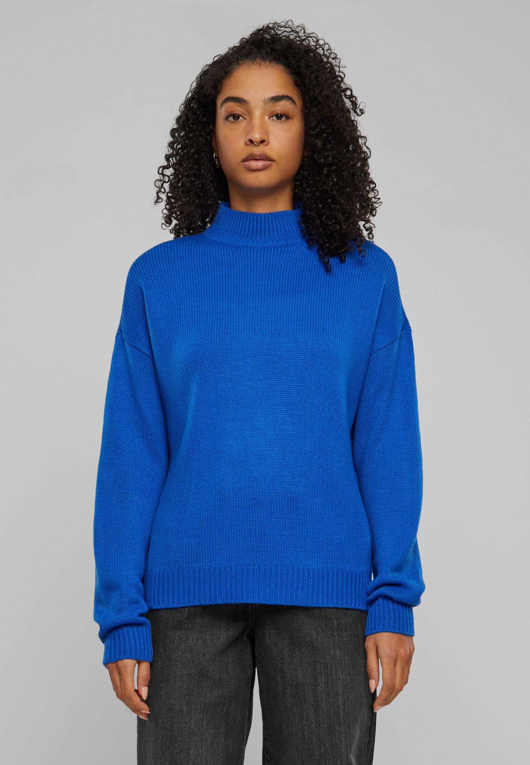 URBAN CLASSICS Rundhalspullover »Urban Classics Damen Ladies Oversize Turtleneck Sweater«, (1 tlg.)