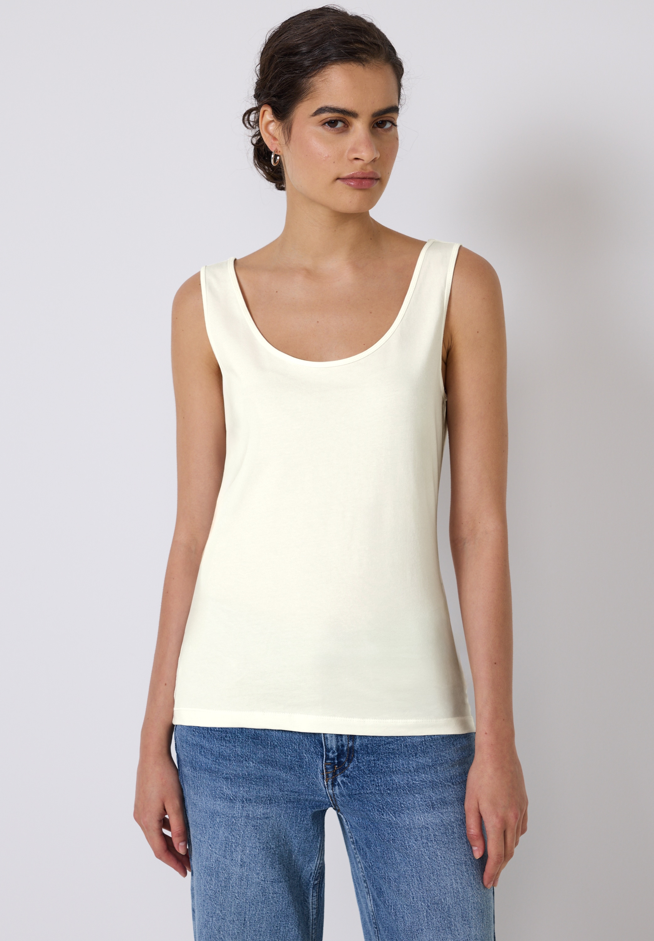 STREET ONE STUDIO Rundhalsshirt, im soften Baumwoll-Mix günstig online kaufen
