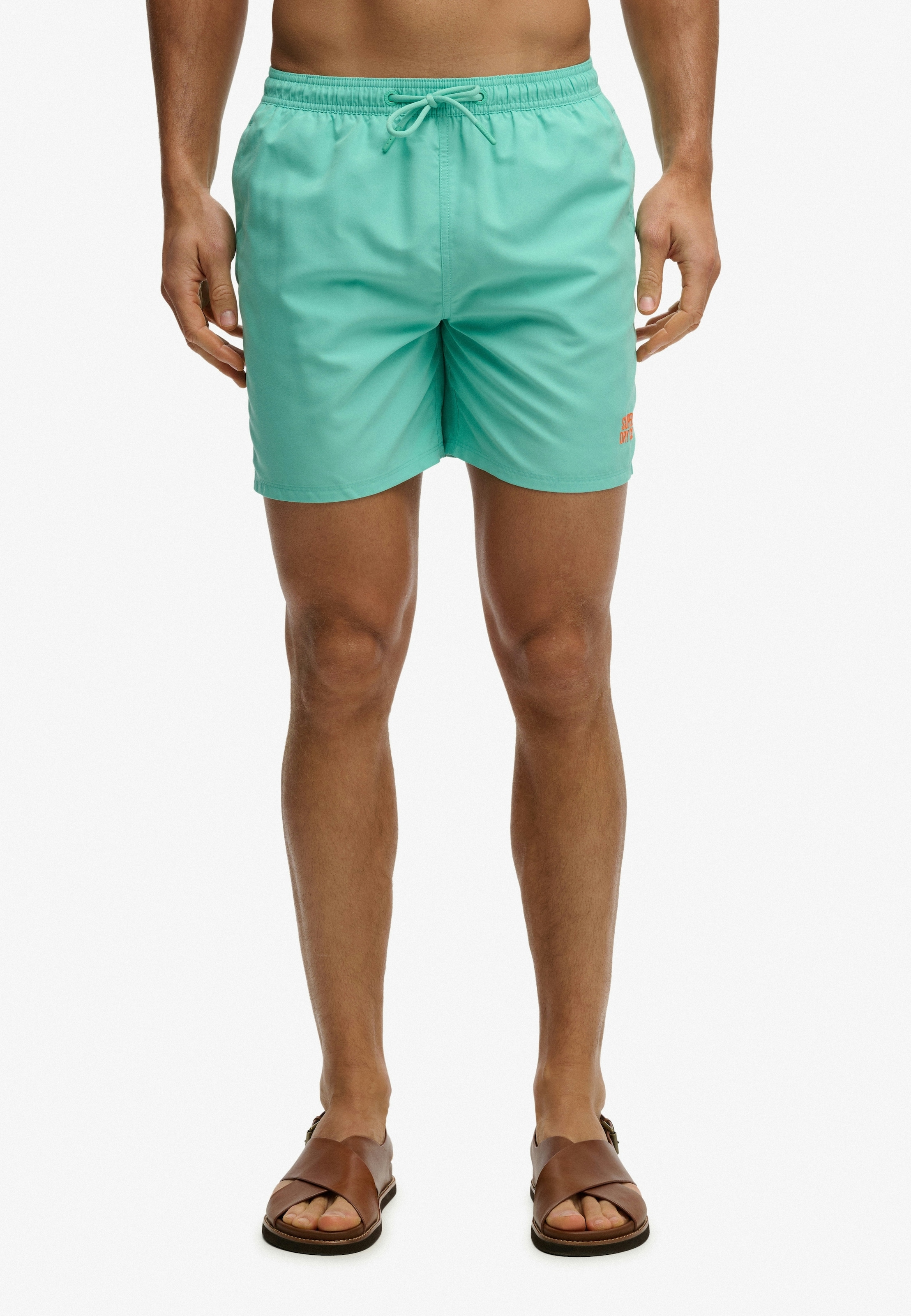 Superdry Badeshorts "Essential 16 Swim Short" Kunstfaser, Relaxed Fit