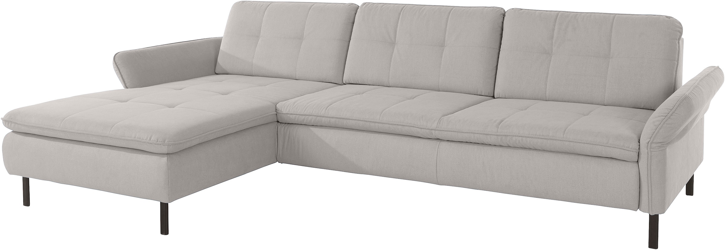INOSIGN Ecksofa »Birkholm L-Form«, Armlehnverstellung, auch in Easy Clean Bezug - mit Wasser zu reinigen