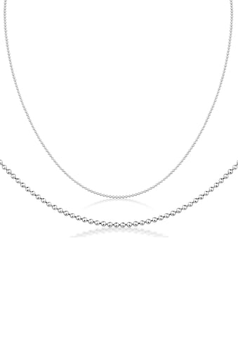 Collierkettchen »Schmuck Geschenk Silber 925 Halsschmuck Halskette Kugelkette«