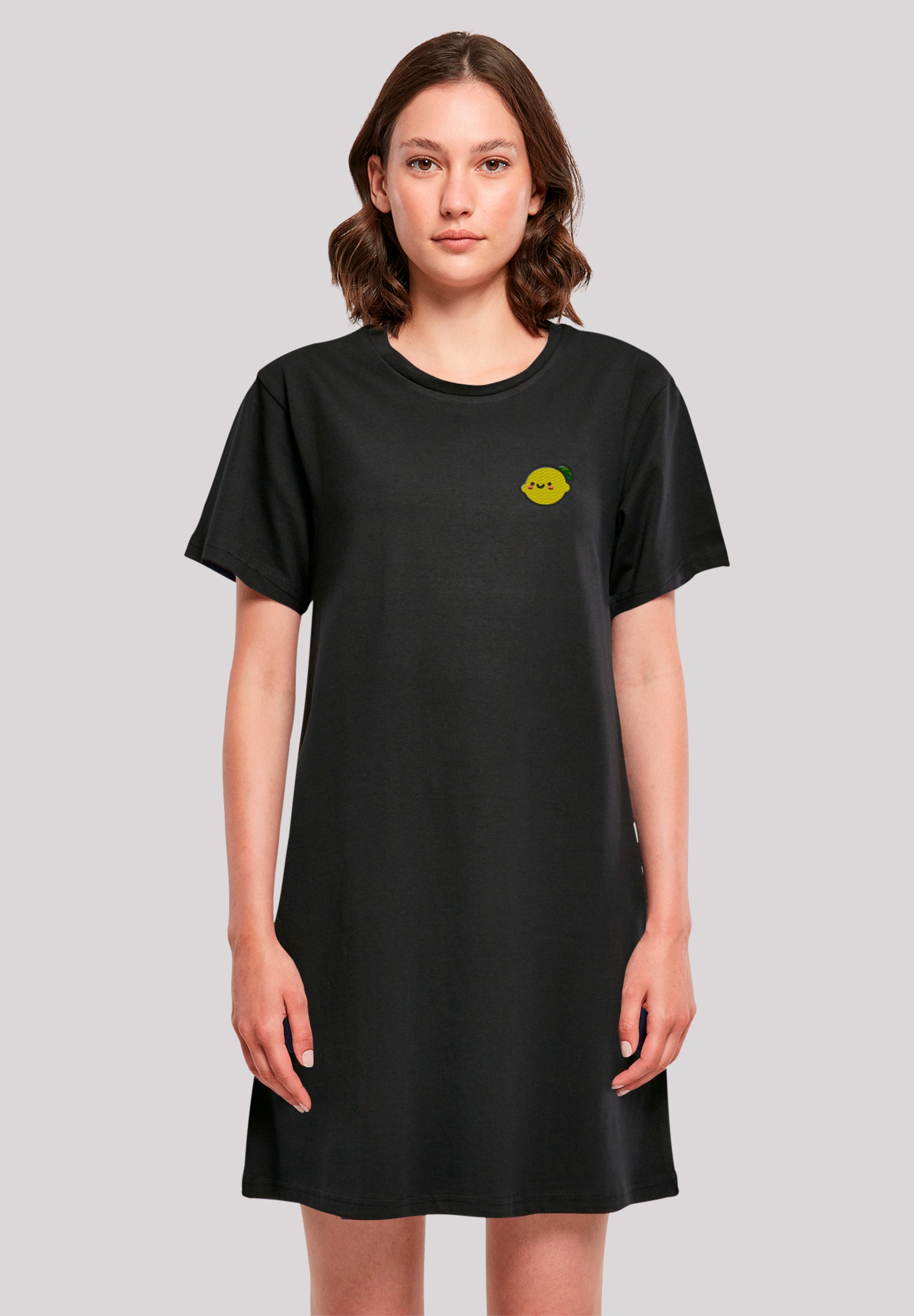 F4NT4STIC Shirtkleid "Lemon Cute Face Bestickt" Ohne Taschen Premium Qualit günstig online kaufen