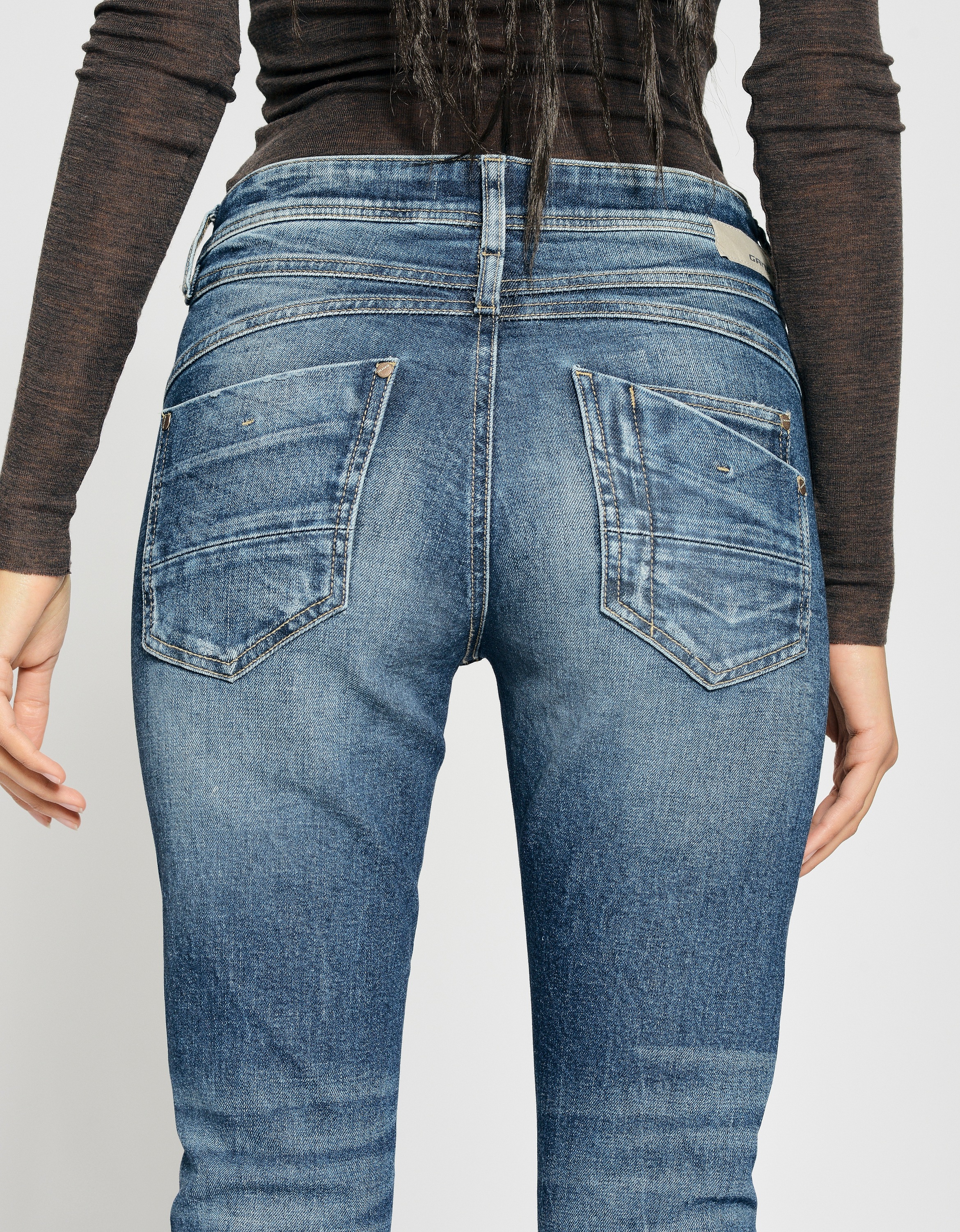 GANG Relax-fit-Jeans »GANG Jeans Relaxed Fit 94AMELIE CROPPED«