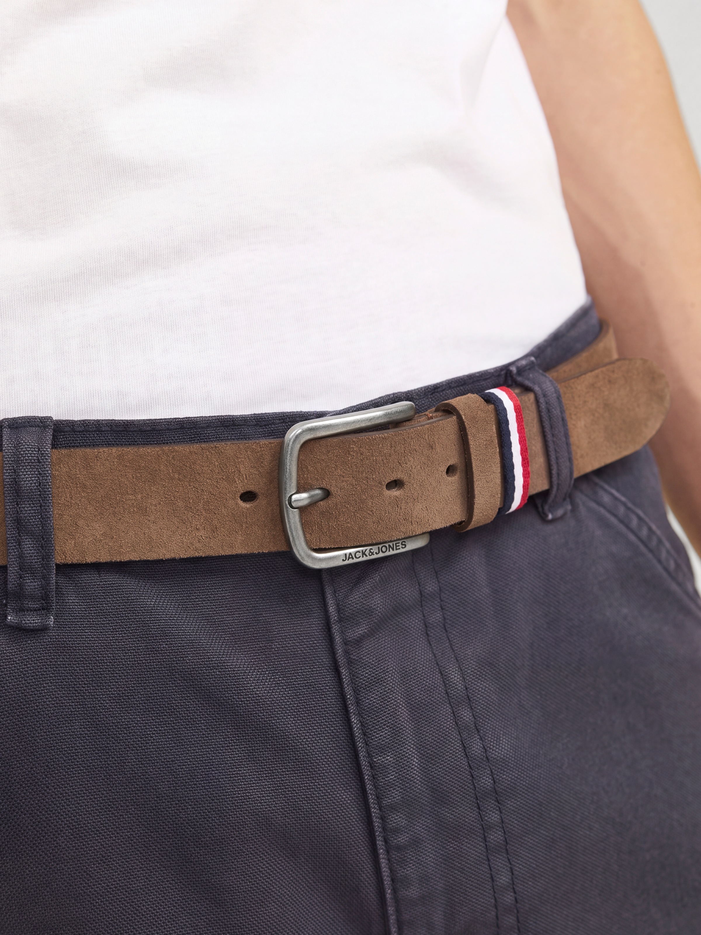 Jack & Jones Ledergürtel »JACESPO SUEDE BELT NOOS«