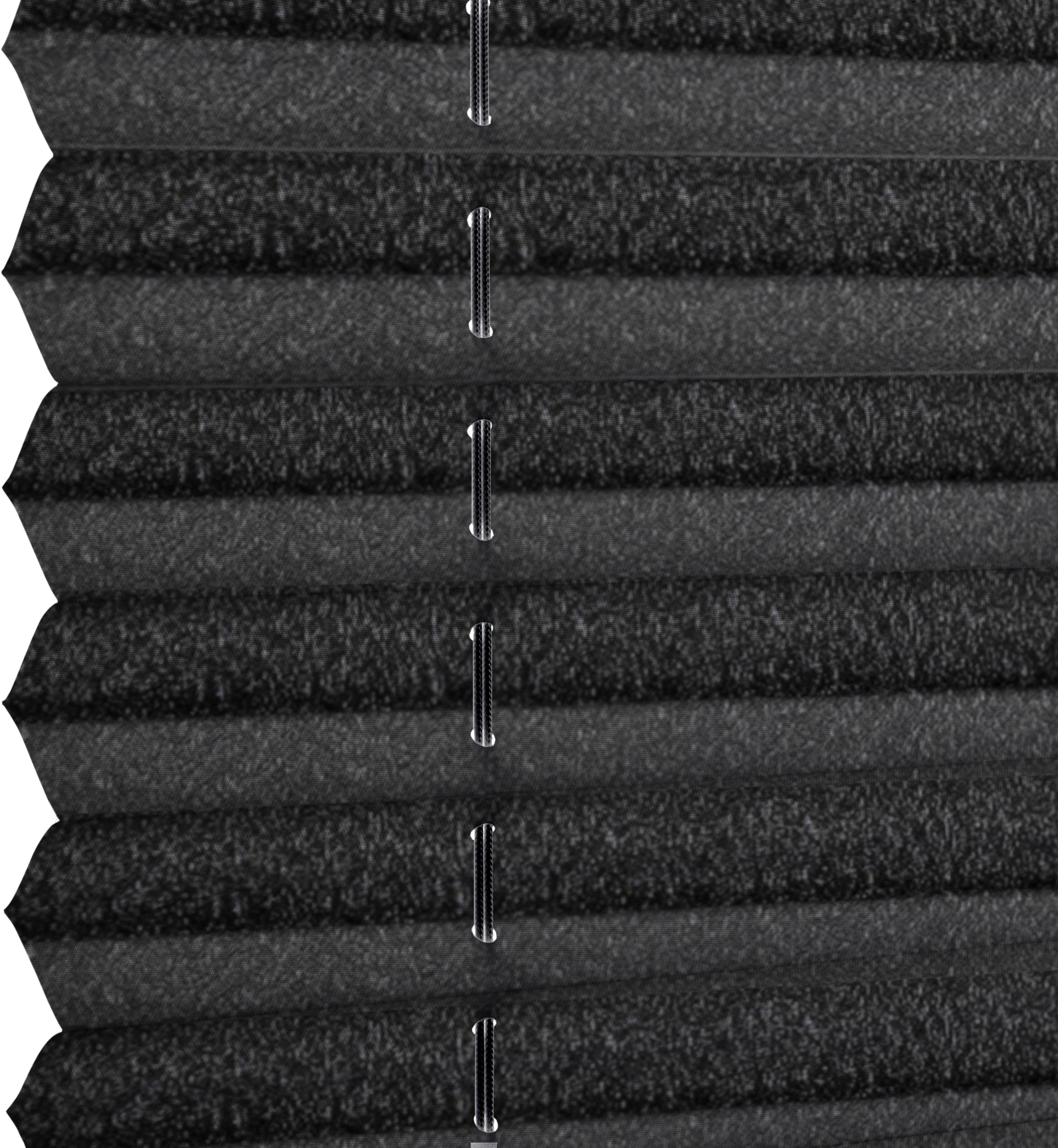 Thumbnail - GARDINIA Plissee "schwarz" blickdicht mit Bohren verspannt verschraubt, dezenter Abdeckleiste gegen Staubschutz