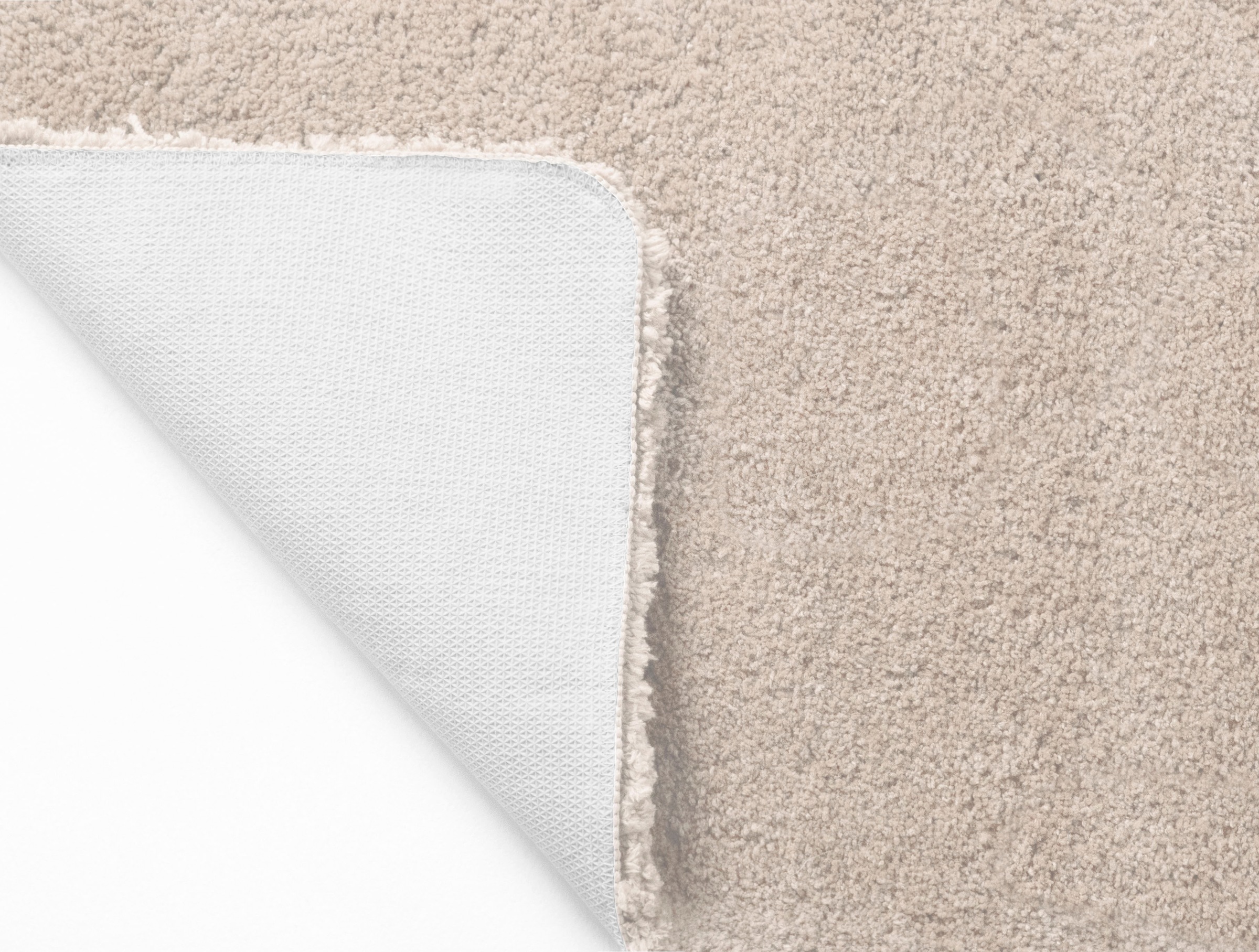 my home Badematte »Sanremo, Badvorleger, Badezimmer Teppich, sehr weich«, rutschhemmend beschichtet, fußbodenheizungsgeeignet-schnell trocknend, Badteppich, unifarben, rechteckig, rund & als 3-tlg. Set erhältlich