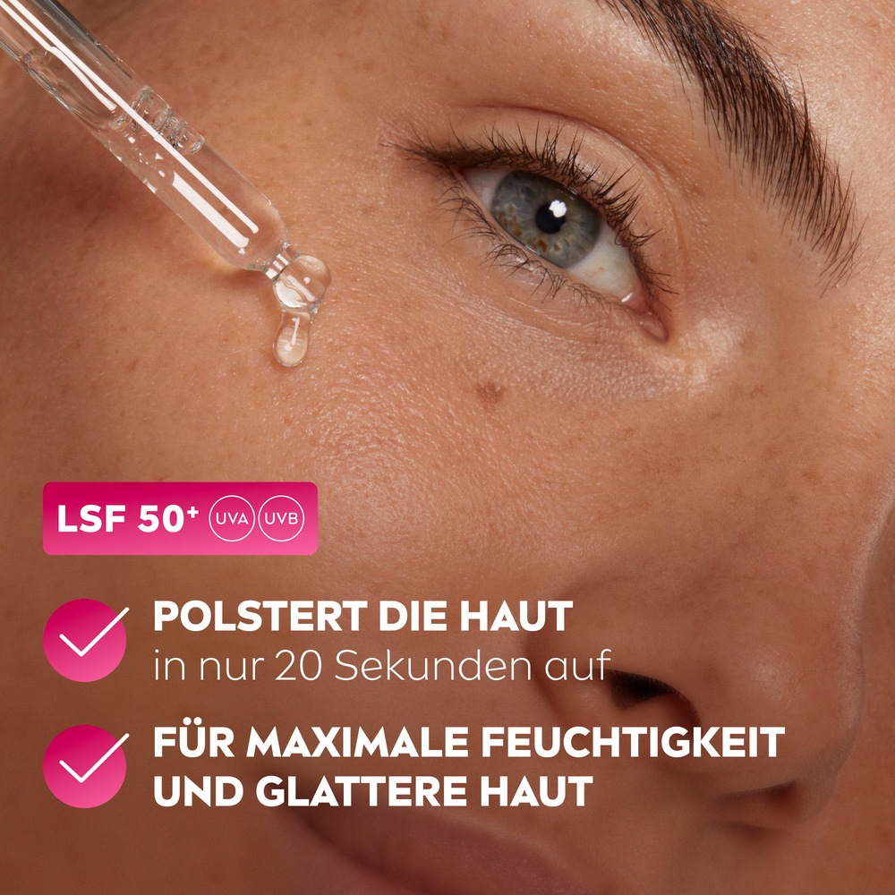 Nivea Gesichtsfluid »NIVEA CELLULAR Expert Filler + UVA UVB Daily UV Serum«, UVA- und UVB-Schutz, LSF 50+, pflegend