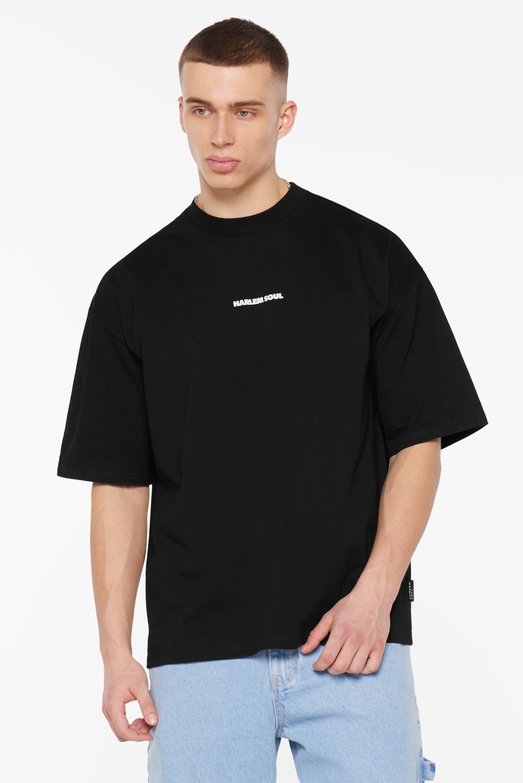 Harlem Soul Rundhalsshirt, aus Baumwolle