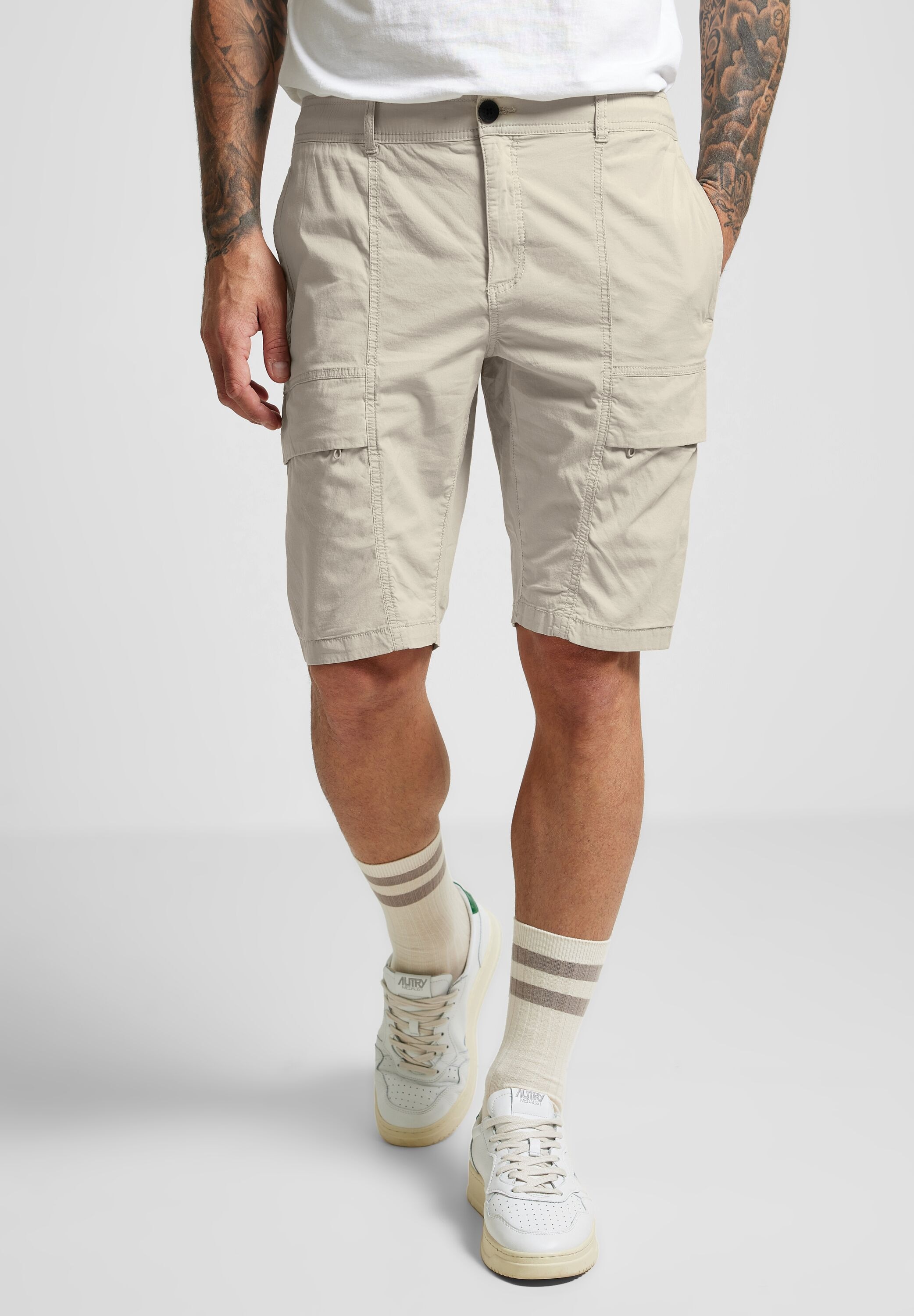 STREET ONE MEN Cargohose, mit Cargo Taschen