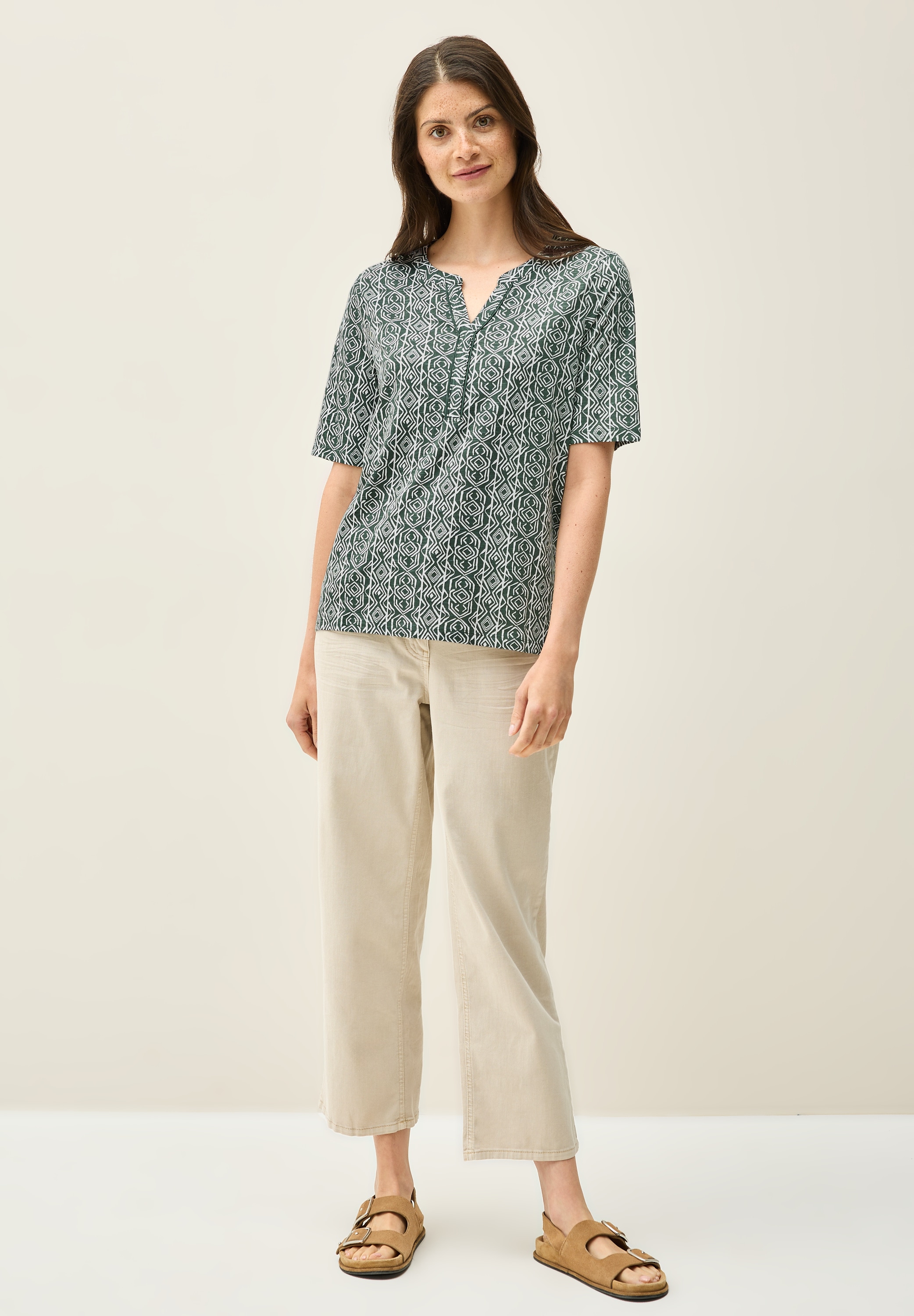 Cecil T-Shirt, im soften Baumwoll-Mix