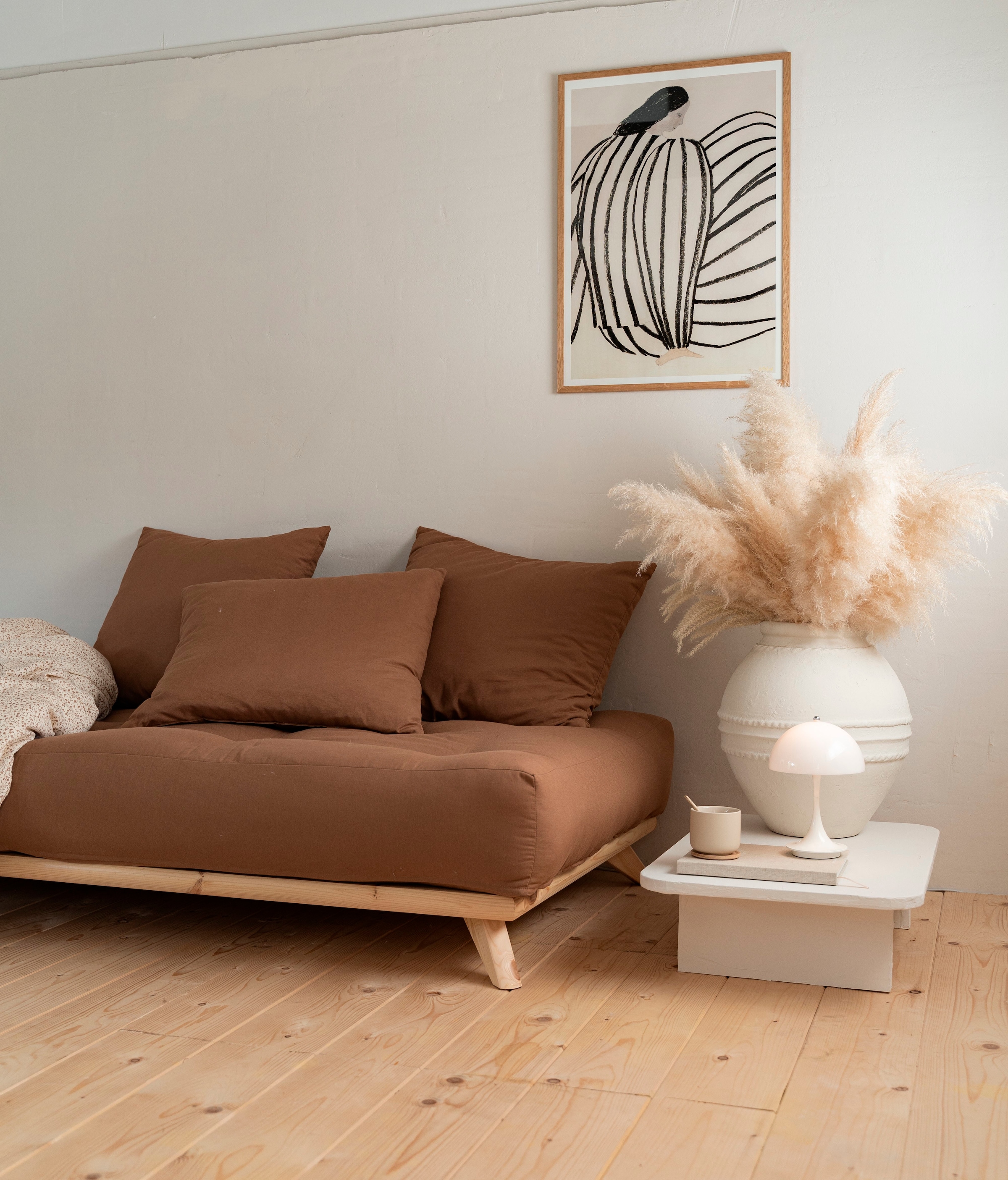 Karup Design Daybett »Senza, Sofa, mit Futonmatratze, minimalistisch, massives Kiefernholz« Handgefertigt, skandinavisches Design, vielseitig, schlichter Stil