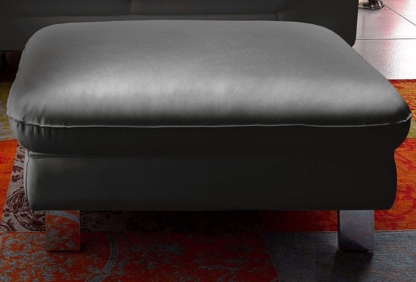 COTTA Hocker »Driver« mit edlen Metallfüßen