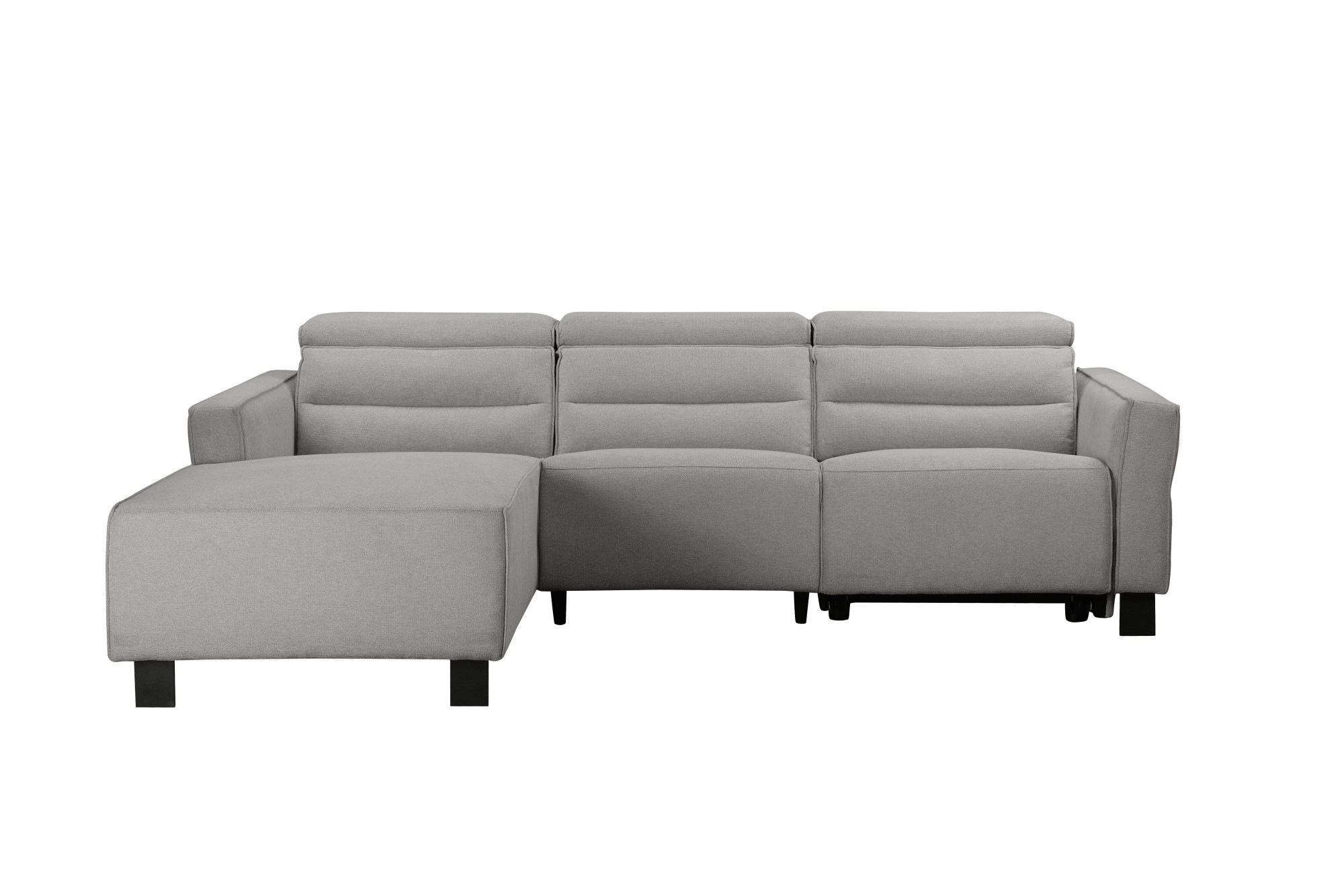 Places of Style Ecksofa »Carpari, L-Form, 263 cm, manuelle o. elektrische Relaxfunktion,«, USB A/C und Kopfteilverstellung