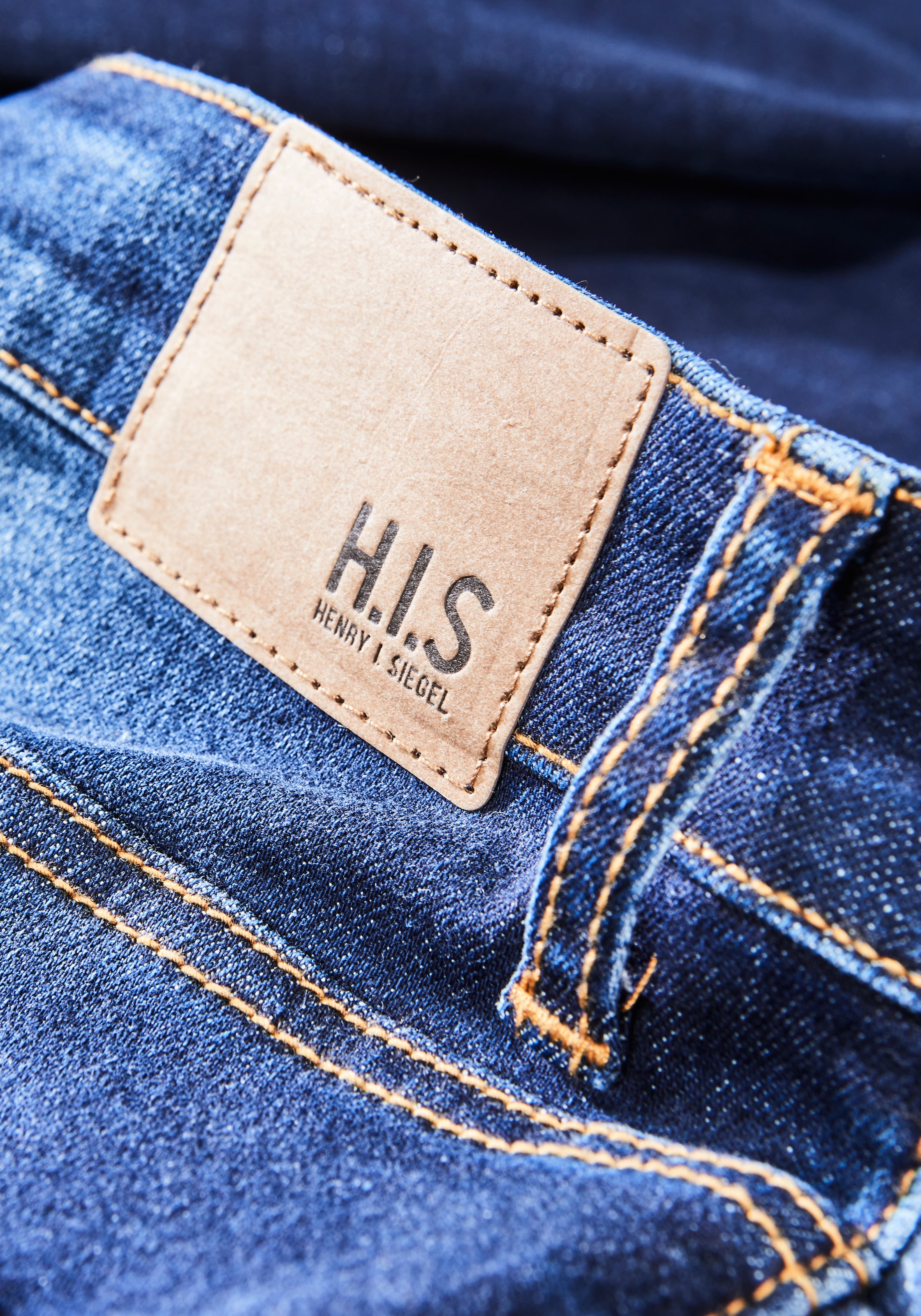 H.I.S Straight-Jeans »DIX«, gerade Beinform, niedrige Leibhöhe, Used-Waschung