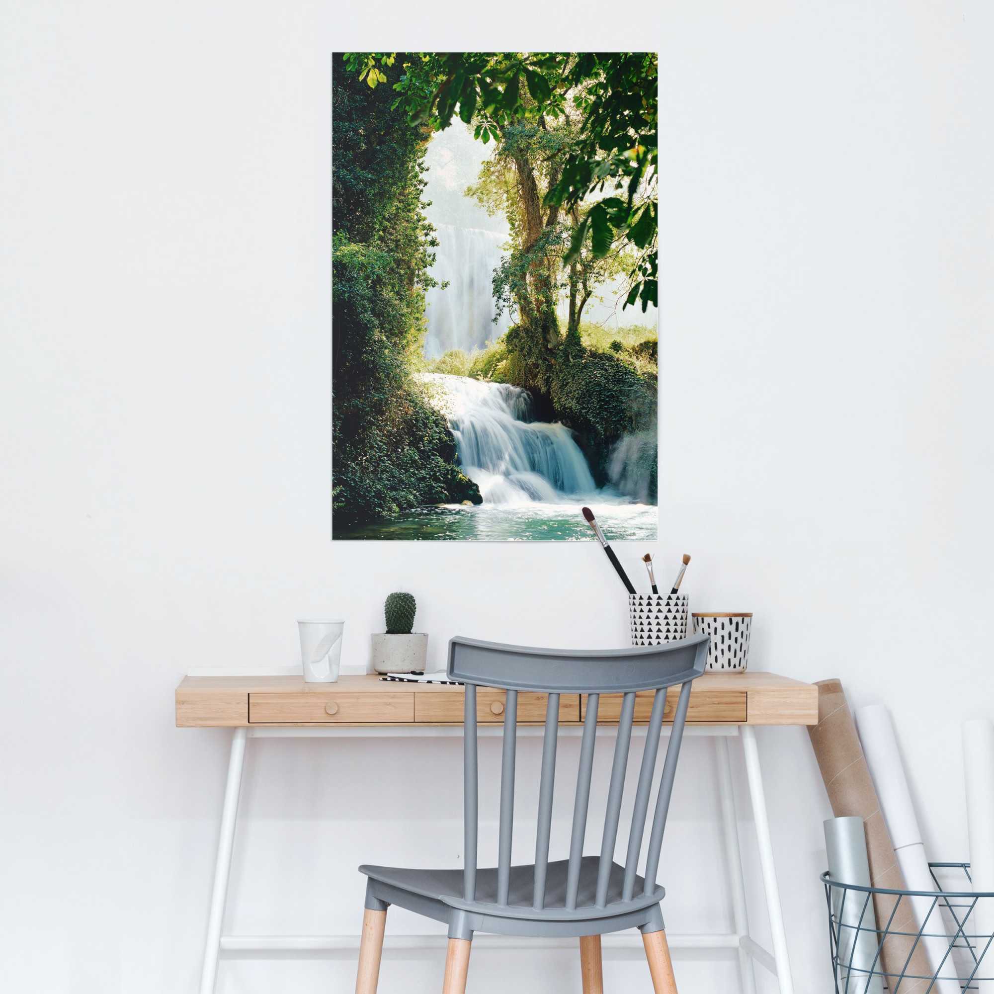 Reinders Poster "Wasserfälle Zaragoza" 1 Stk. tlg. günstig online kaufen
