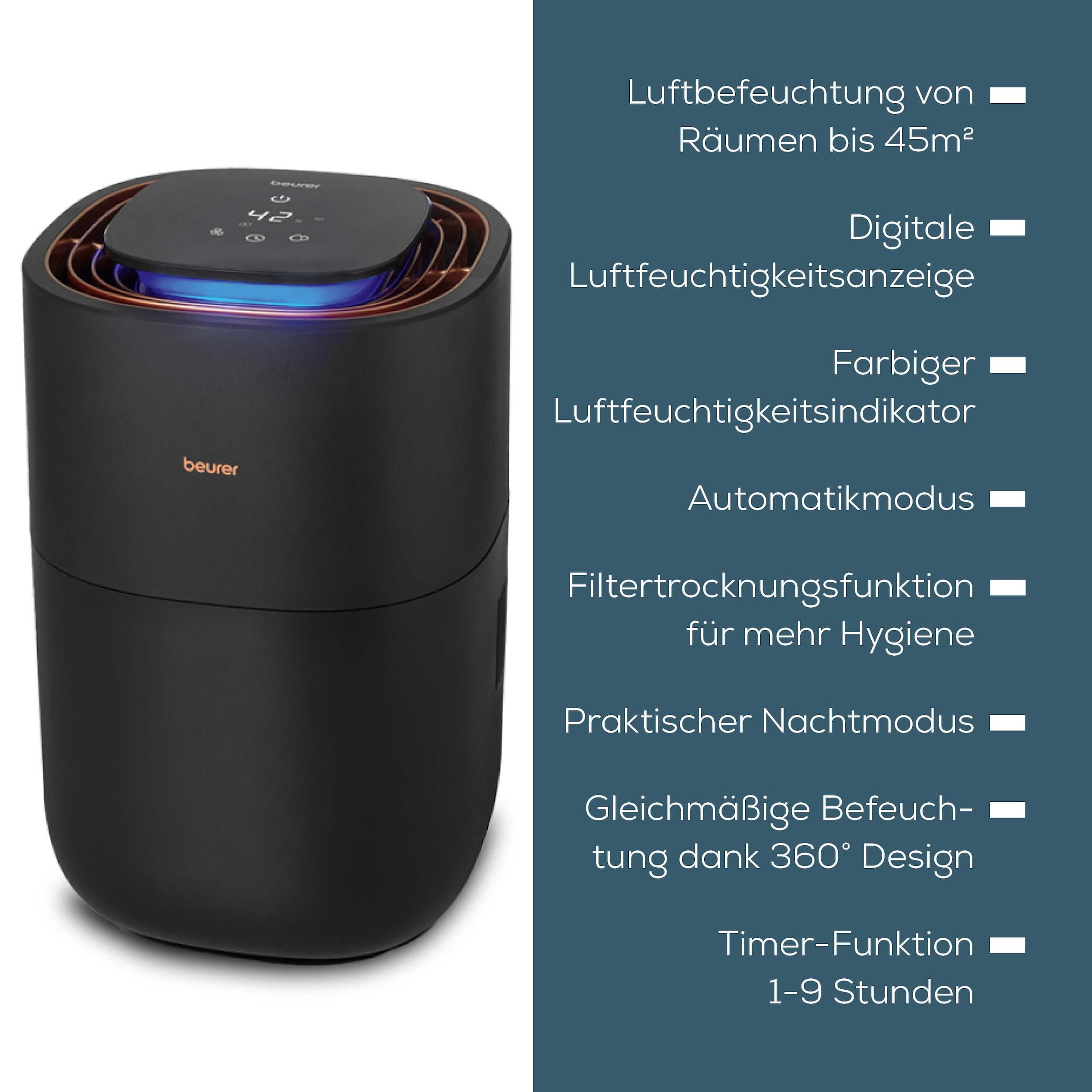 BEURER Luftbefeuchter »LB 300 Plus« 3 l Wassertank Für Räume bis ca. 45m²