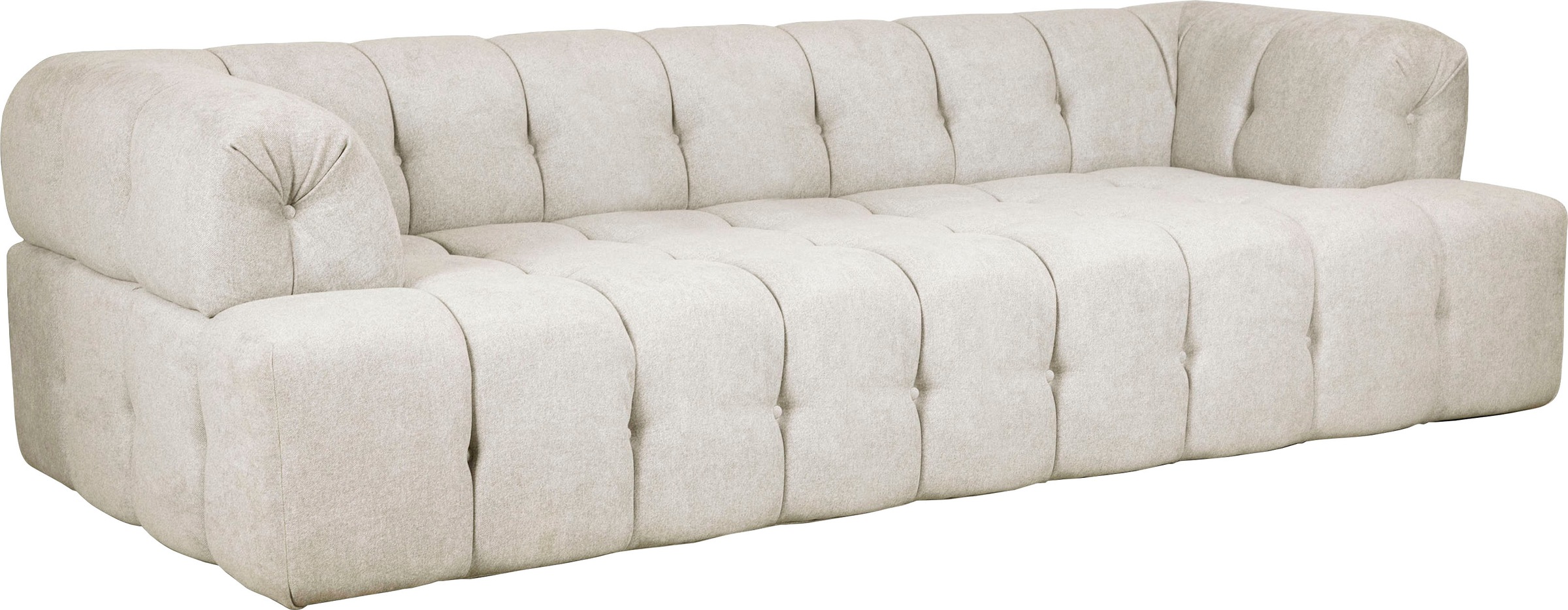 INOSIGN 3-Sitzer »APERIRE B/T/H: 225/100/77 cm«, mit moderner aufwändiger Steppung mit tiefem Einzug, auch hinten