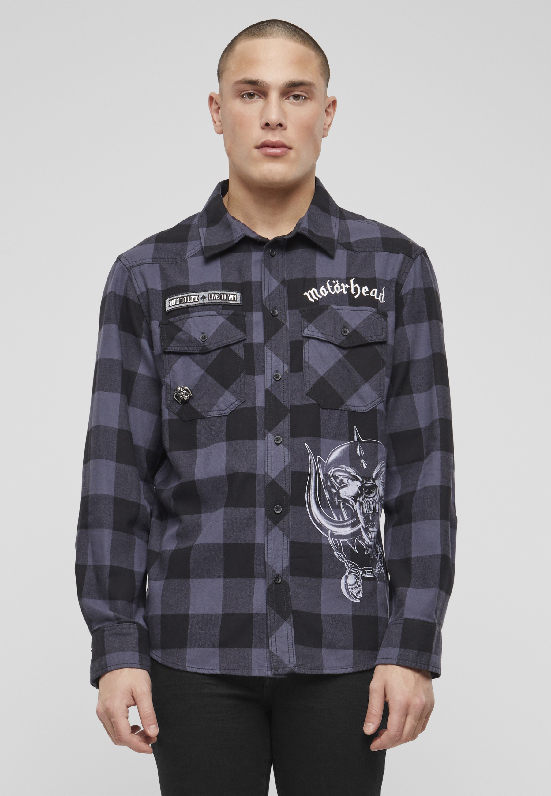 Brandit Flanellhemd »Brandit Herren Motörhead Checkshirt« 1