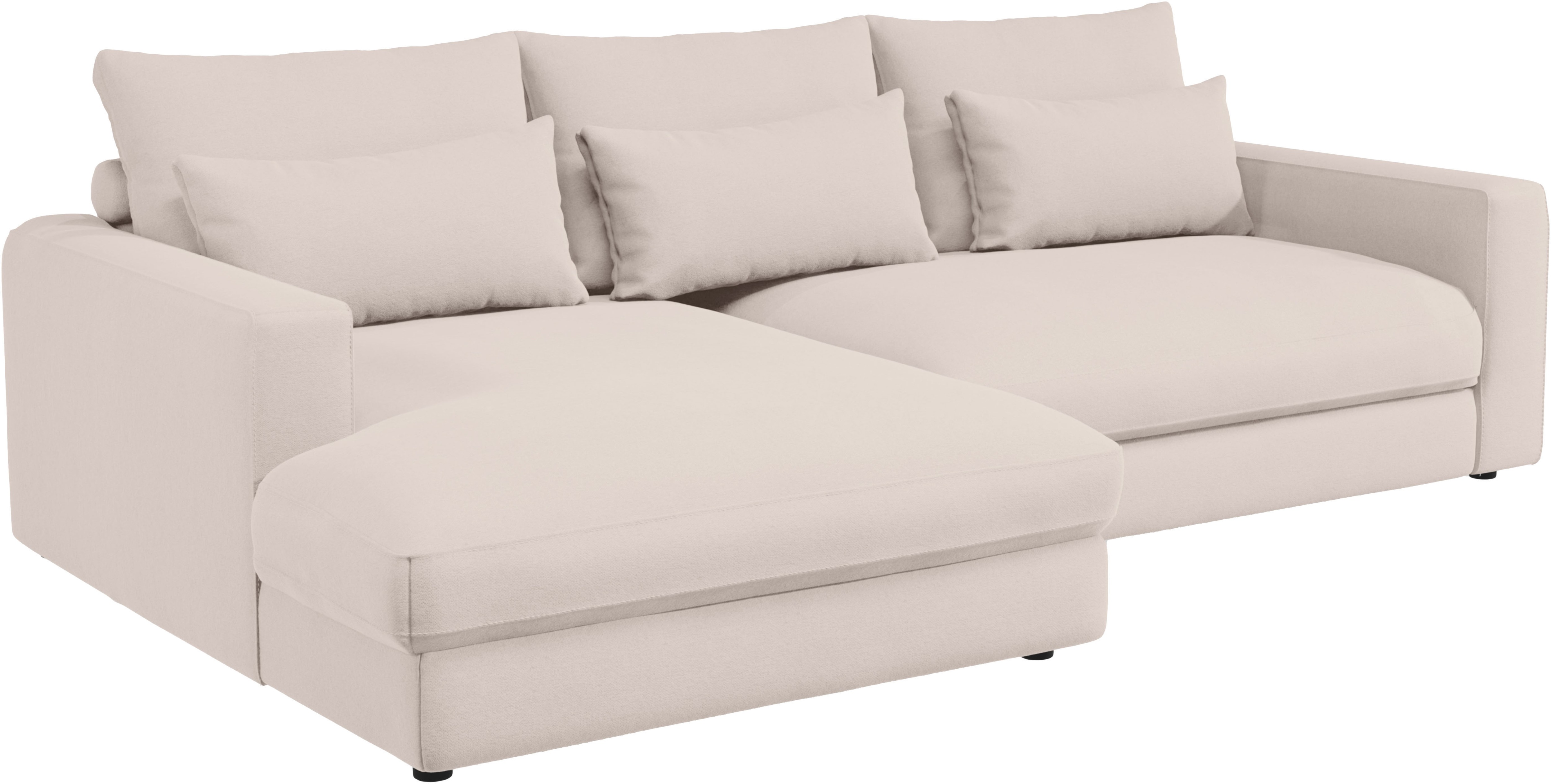 Thumbnail - Home affaire Ecksofa "Darwin, viele Kissen, extra tiefe Sitzfläche, 271/89/171 (B(H/T)", gemütlich und weich, L-Form, mi...