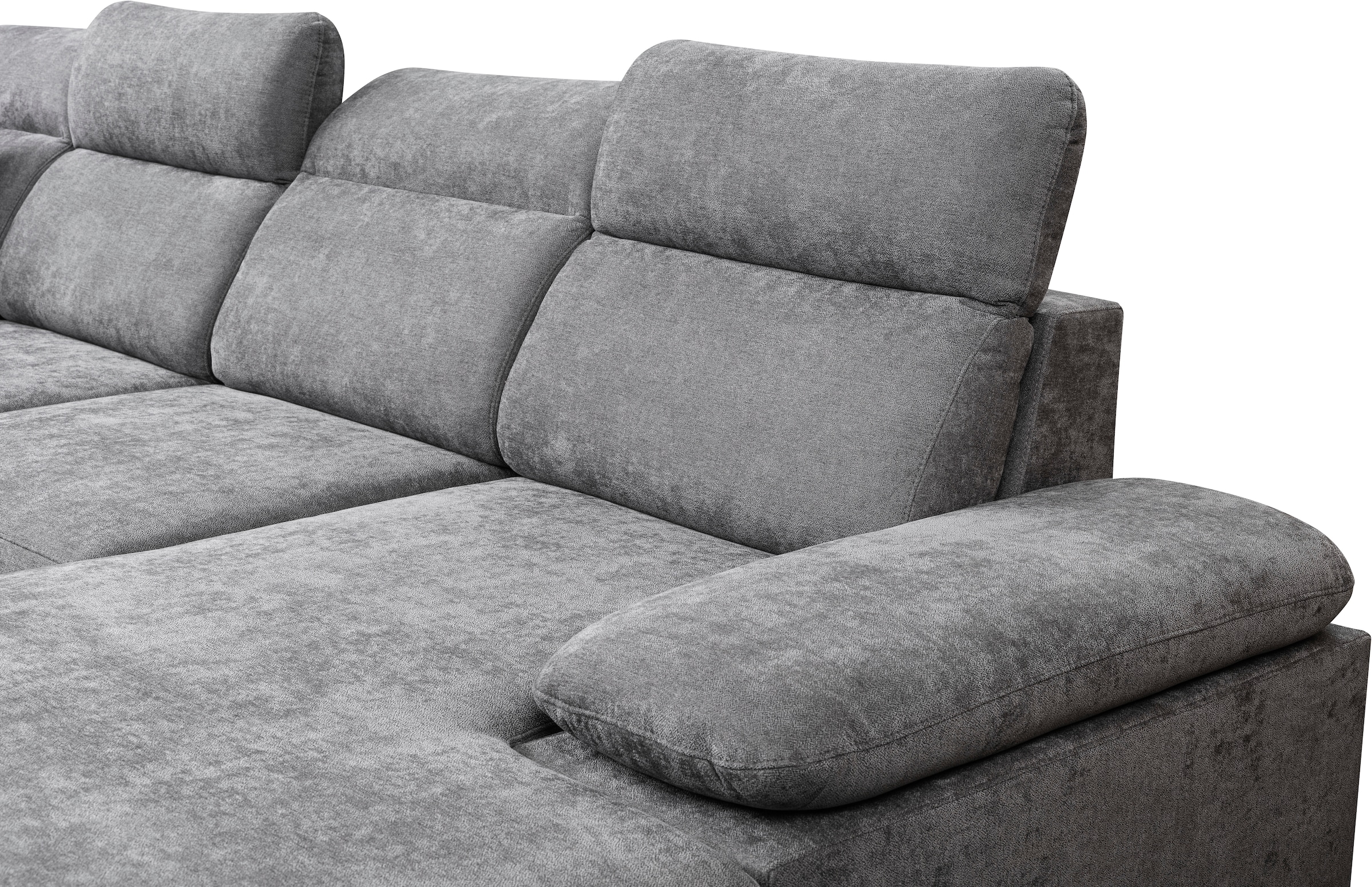 WERK2 Wohnlandschaft »Cordoba inkl. Bett, Bettkasten & Kopfteilfunktion, Breite 359 cm«