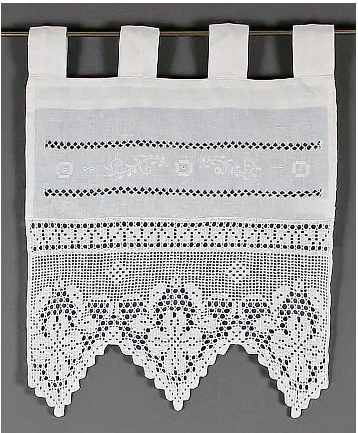 HOSSNER - ART OF HOME DECO Scheibengardine "Traunsee" Schlaufen 1 Stk. tlg. günstig online kaufen