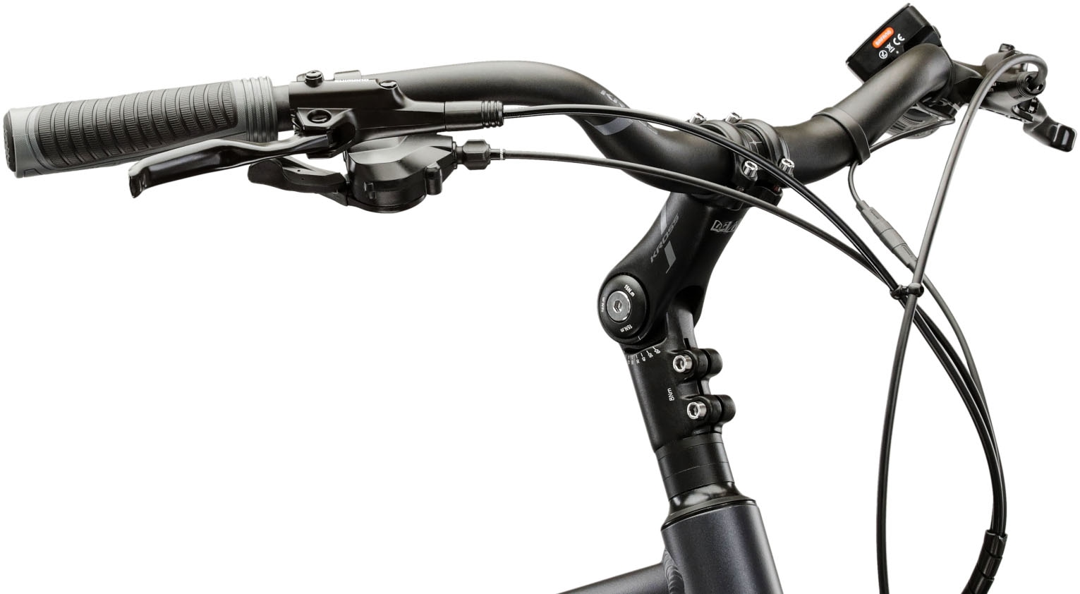 Kross E-Bike »E-Trekkingbike Herren Trans Hybrid 1.0 28" graphitgrau 8 Gänge«, 8 Gang, Shimano, ACERA M3020, Heckmotor 250 W