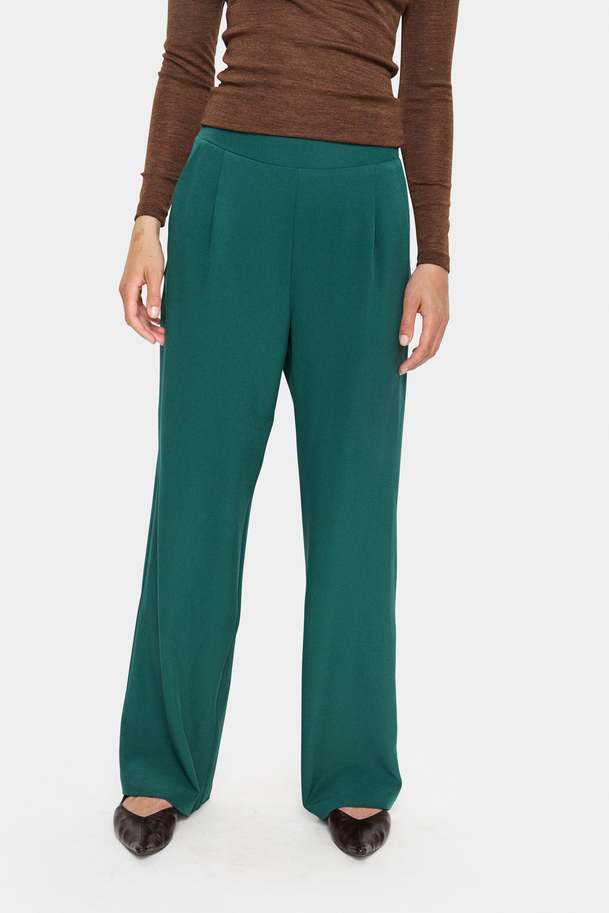 Saint Tropez Anzughose "CelestSZ Wide Leg Pants" Schlupfhose mit Gummizug günstig online kaufen