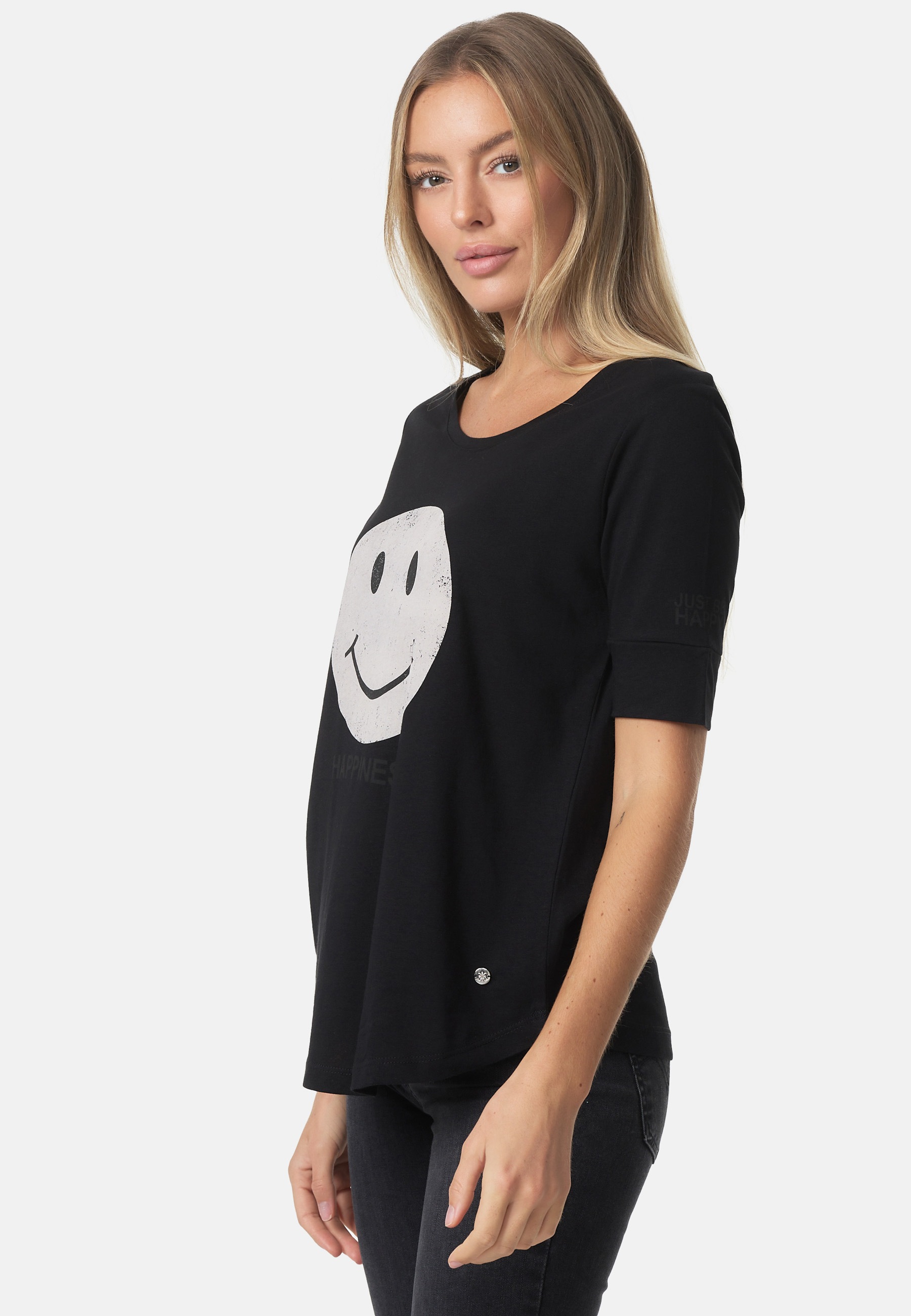 mit | Smiley-Print T-Shirt, großem bestellen BAUR Decay für