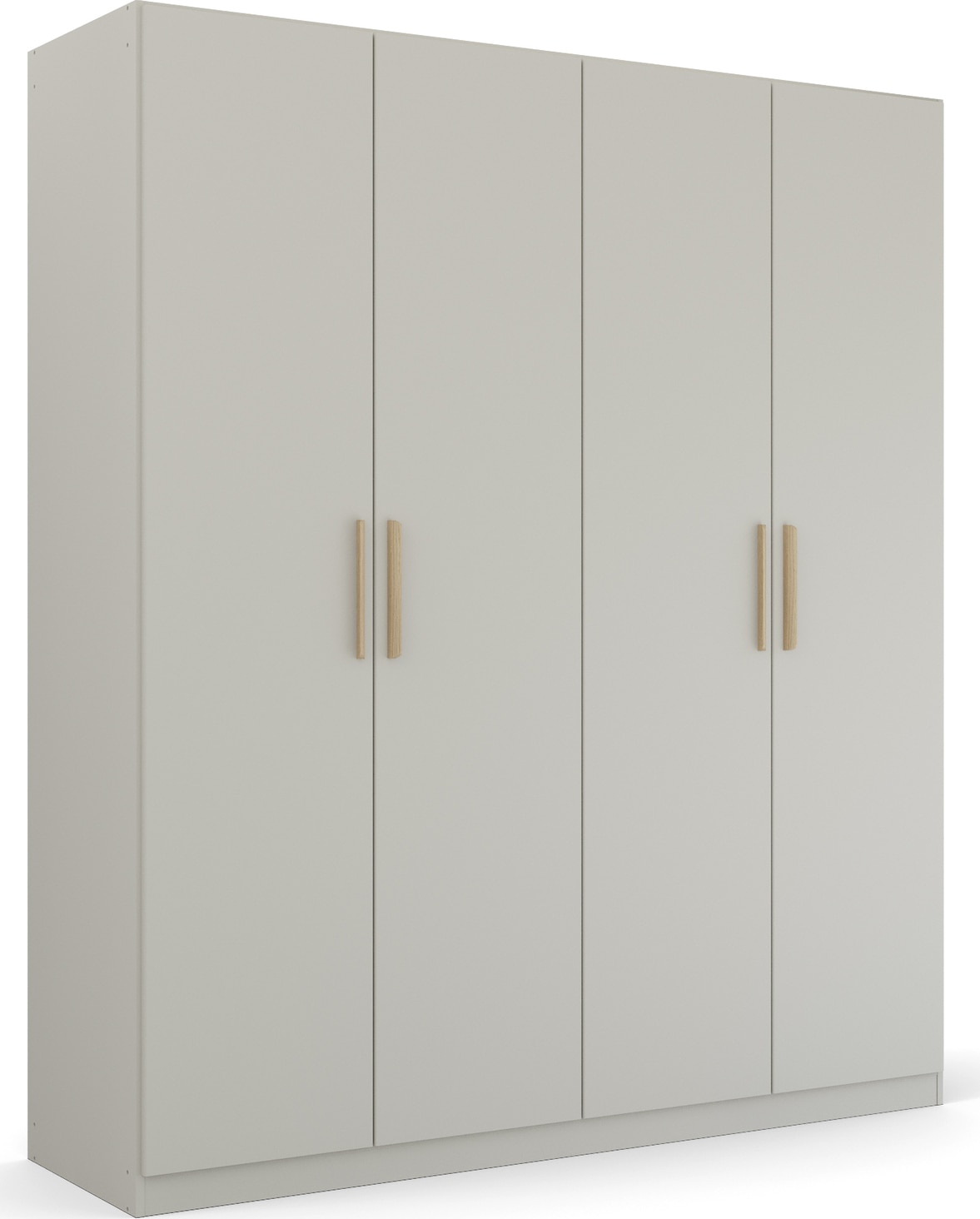 rauch Kleiderschrank "Drehtürenschrank Schrank Garderobe Ankleide SKANDI BY QUADRA SPIN" Breiten: 181/226/271 cm, Höhe 210 cm, im Landhaus-Stil mit Massivholzgriffen aus Wildeiche