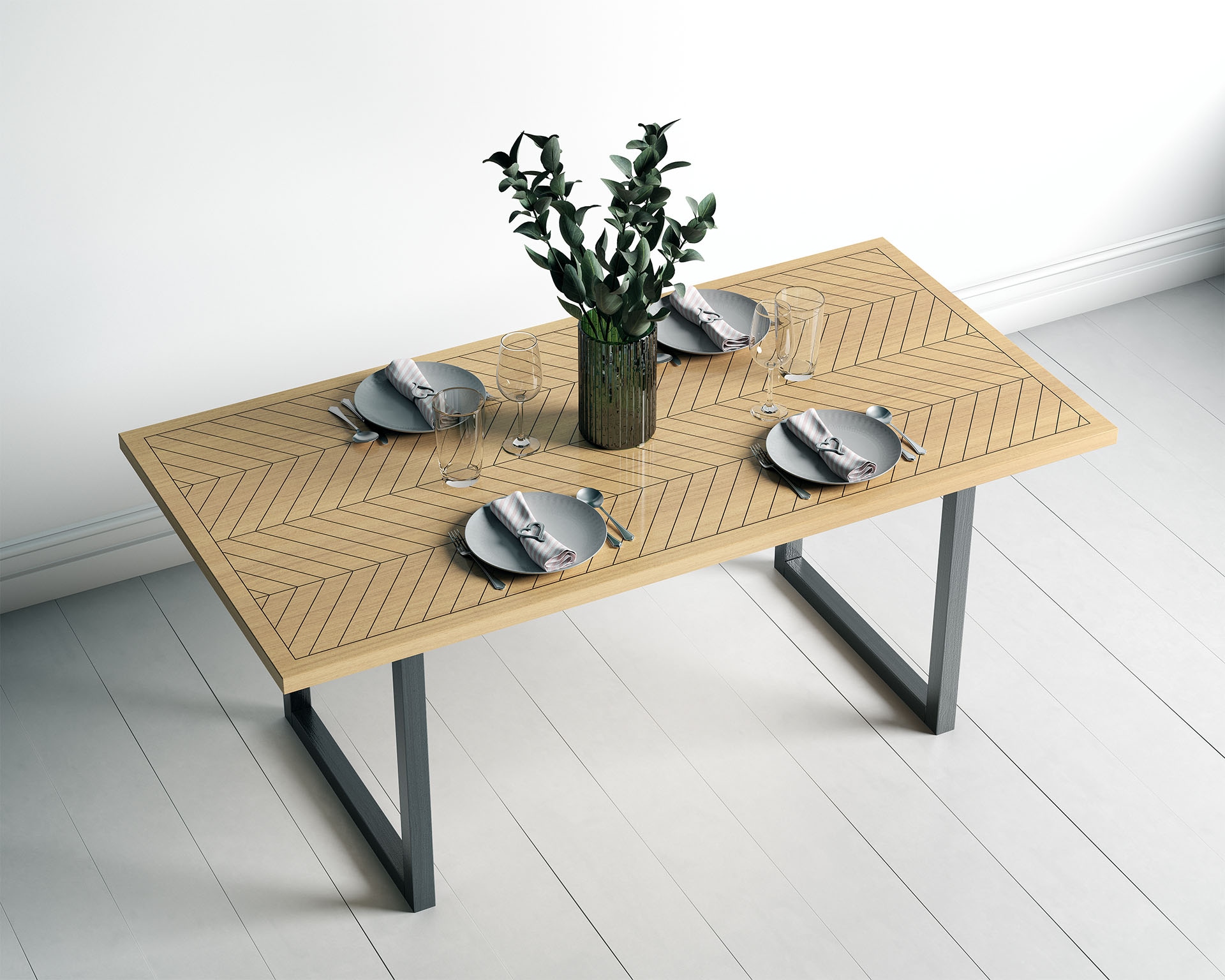 Woodman Esstisch »Camden«, aus massiver Birke, Breite 180 cm